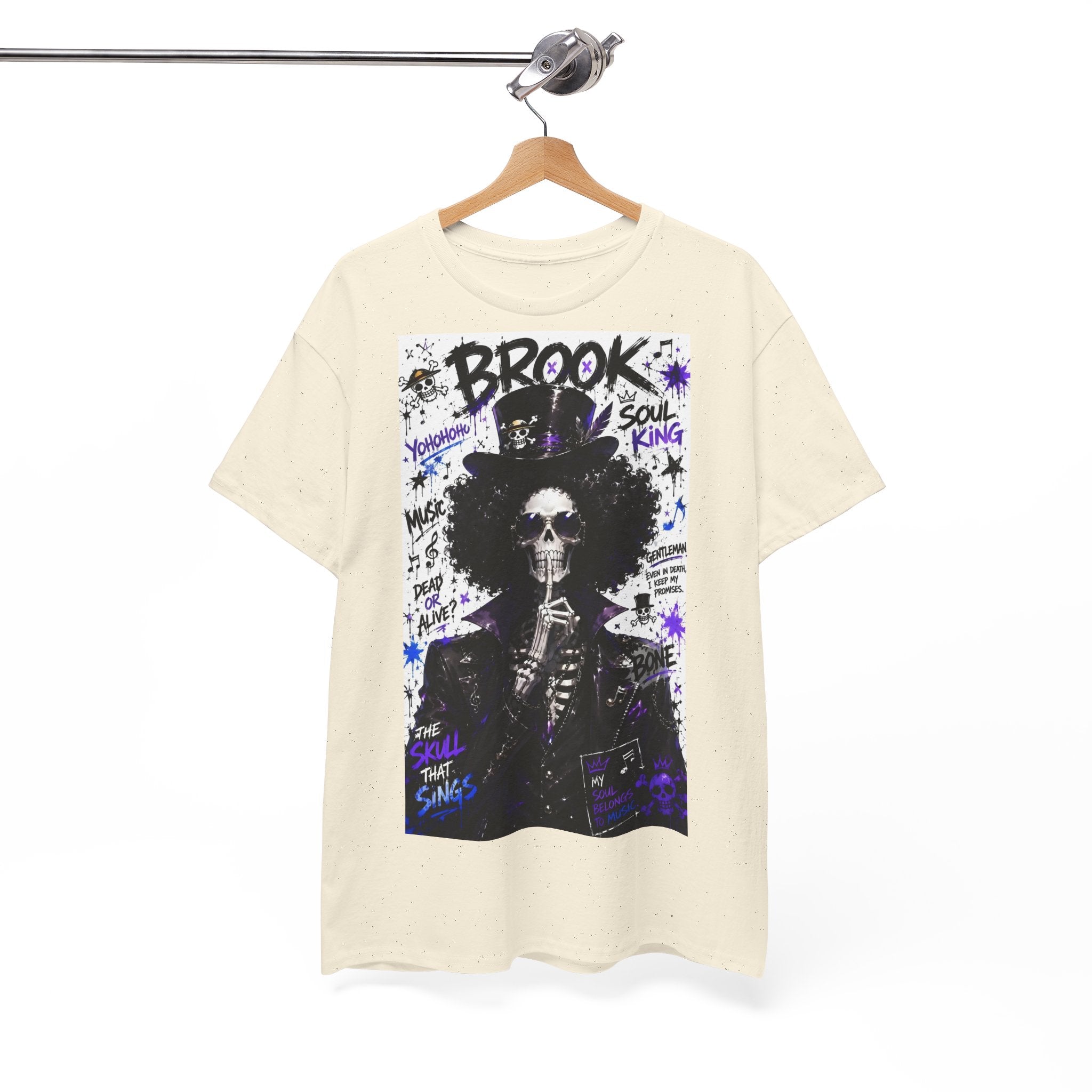 Anime T-Shirt "Soul King Brook Streetwear" PlusVibe (Έως 5XL)