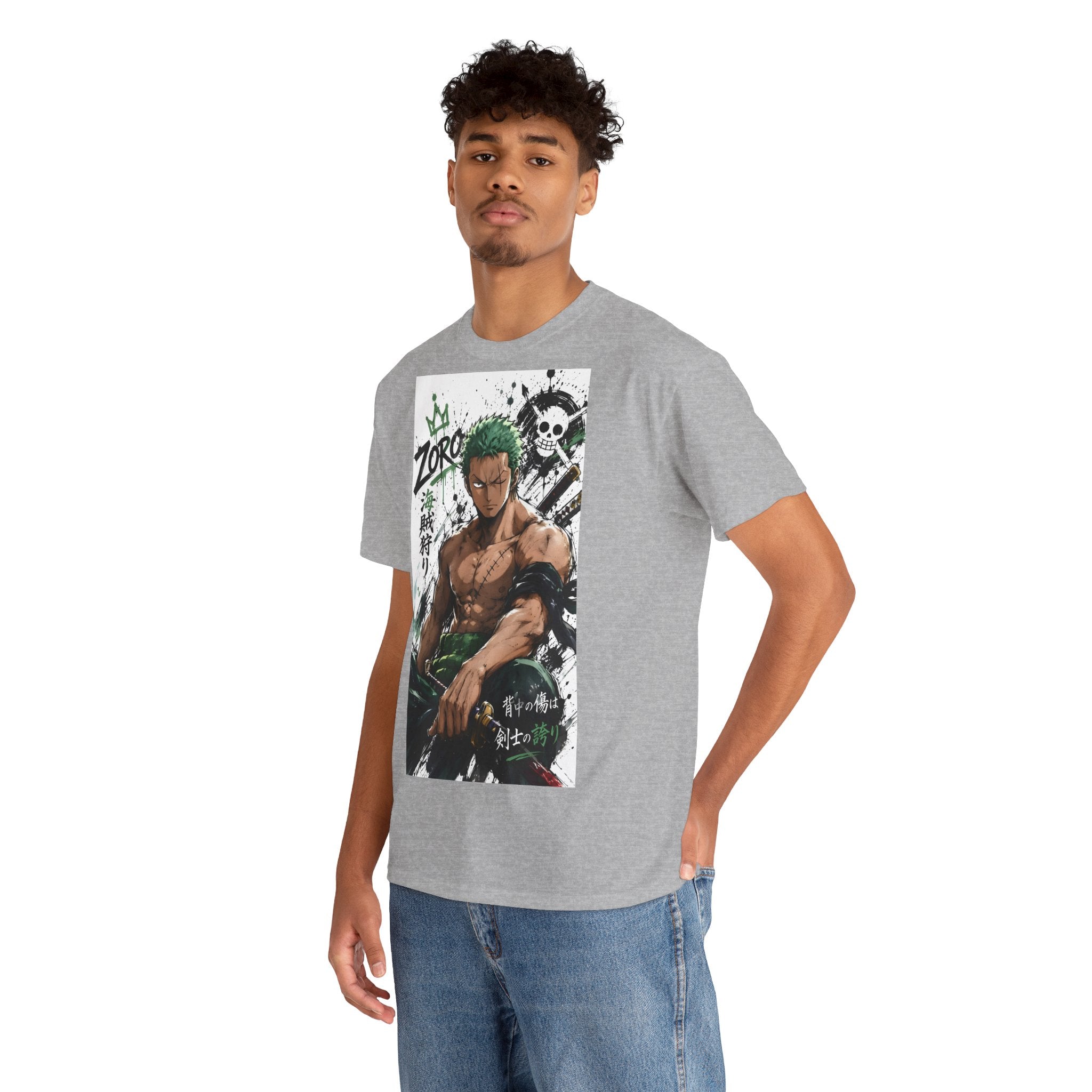 Anime T-Shirt "Roronoa Zoro Streetwear" PlusVibe (Έως 5XL)