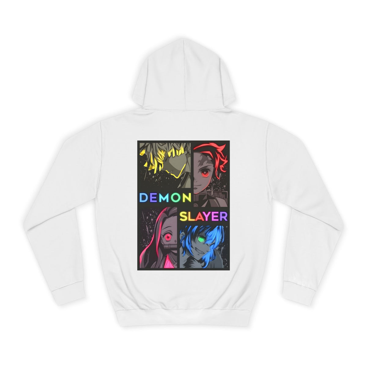 Anime Hoodie "Demon Slayer Neon Quadrant" PlusVibe (Έως 5XL)