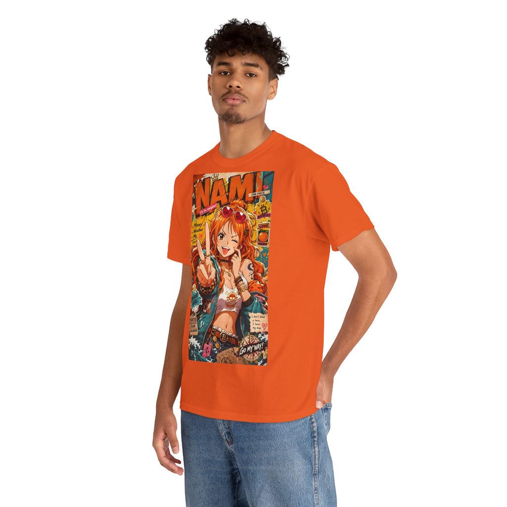 Anime T-Shirt "Nami Cat Burglar Streetwear" PlusVibe (Έως 5XL)