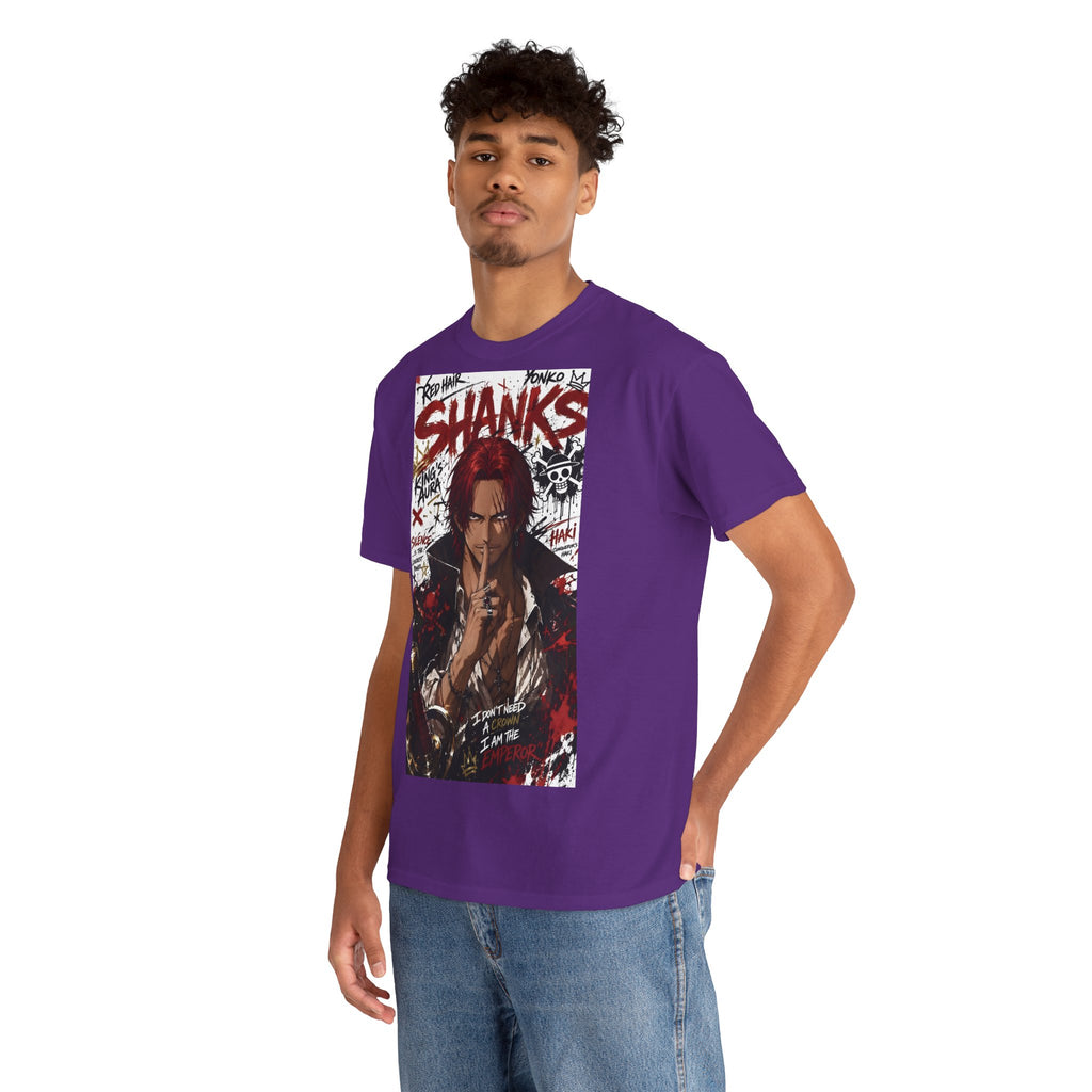 Anime T-Shirt "Red-Haired Shanks Streetwear" PlusVibe (Έως 5XL)