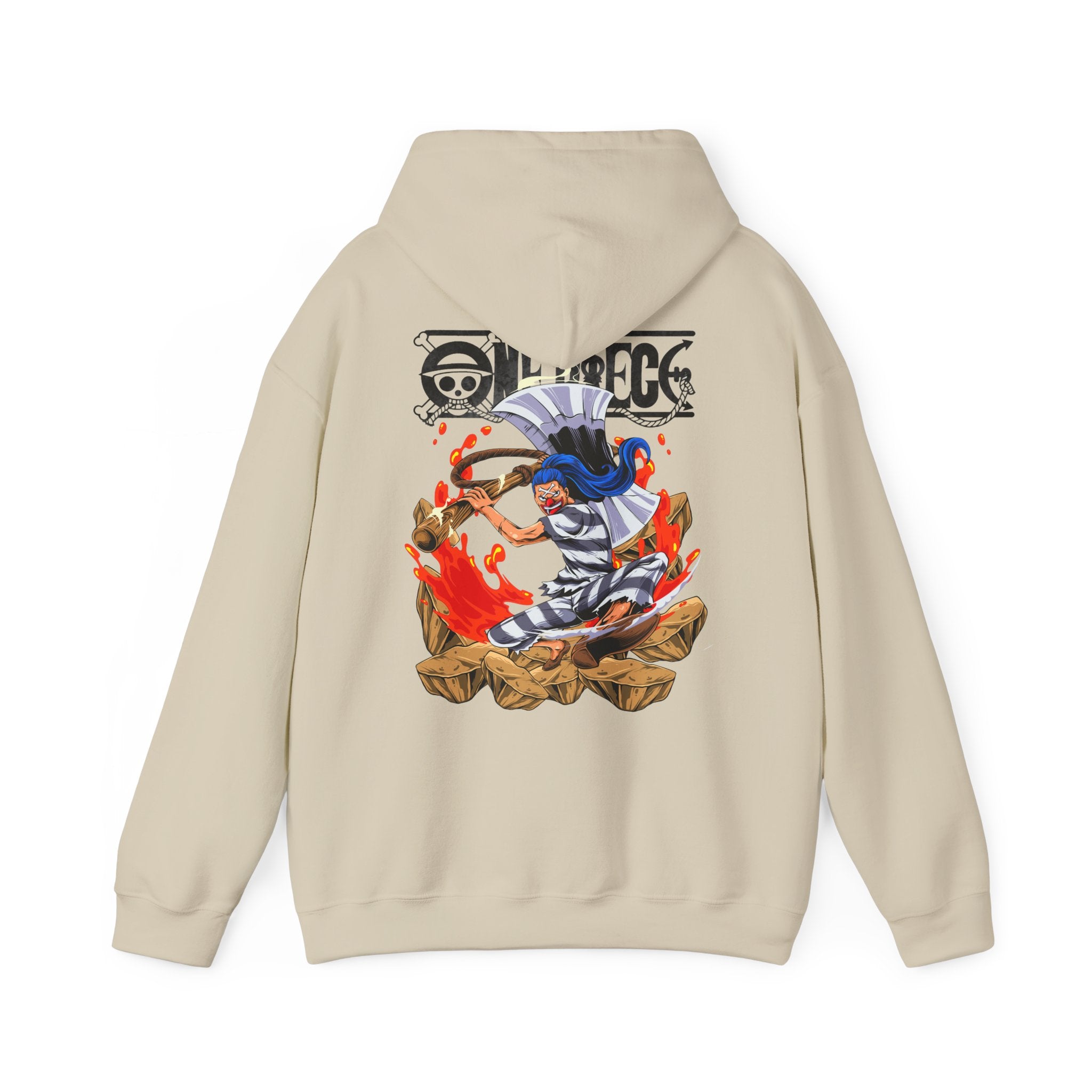 Oversized Anime Φούτερ "Buggy Flashy Yonko" PlusVibe (Έως 5XL)