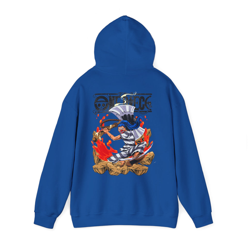 Oversized Anime Φούτερ "Buggy Flashy Yonko" PlusVibe (Έως 5XL)