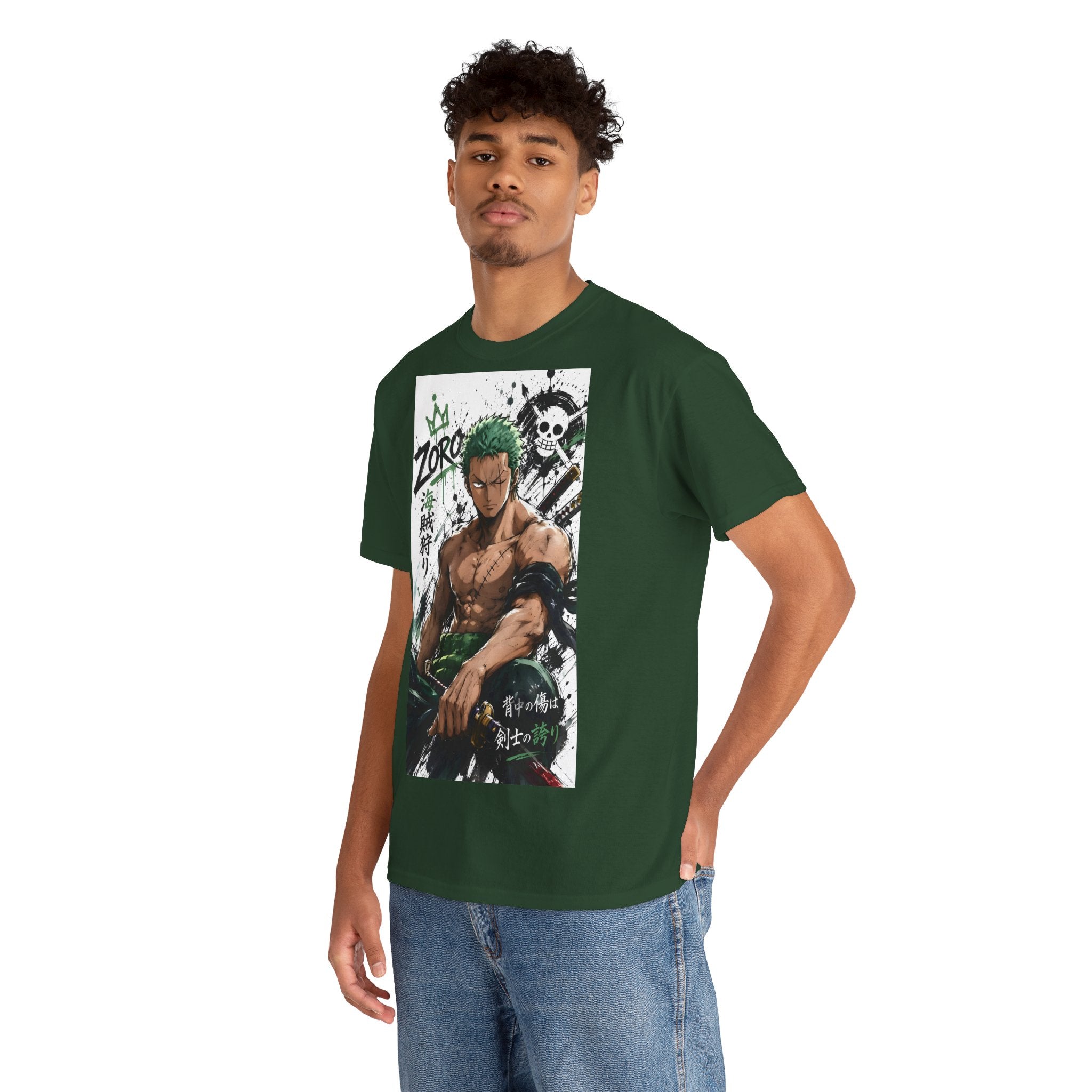 Anime T-Shirt "Roronoa Zoro Streetwear" PlusVibe (Έως 5XL)