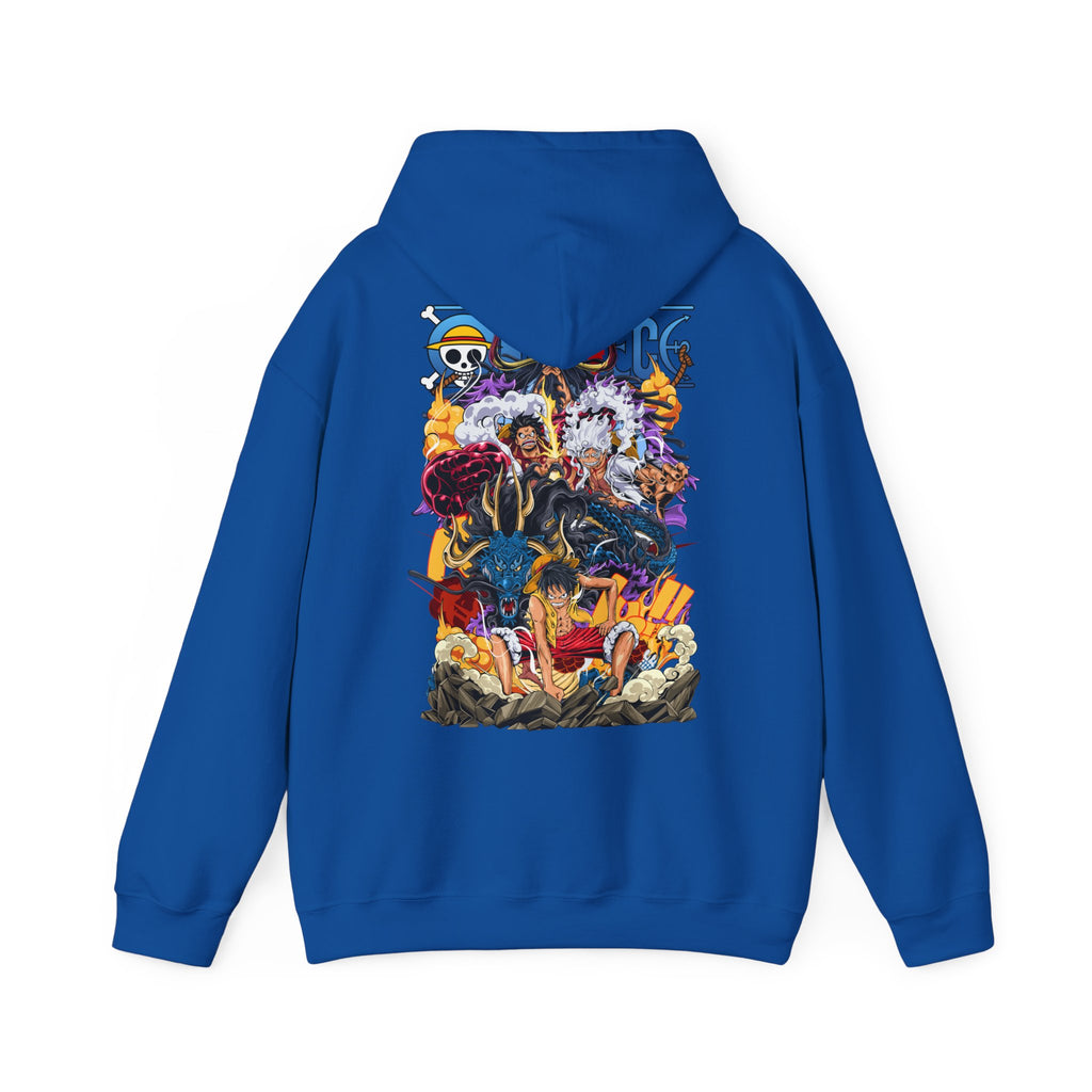 Oversized Φούτερ Luffy Gears Evolution – Unisex Comfort Fit