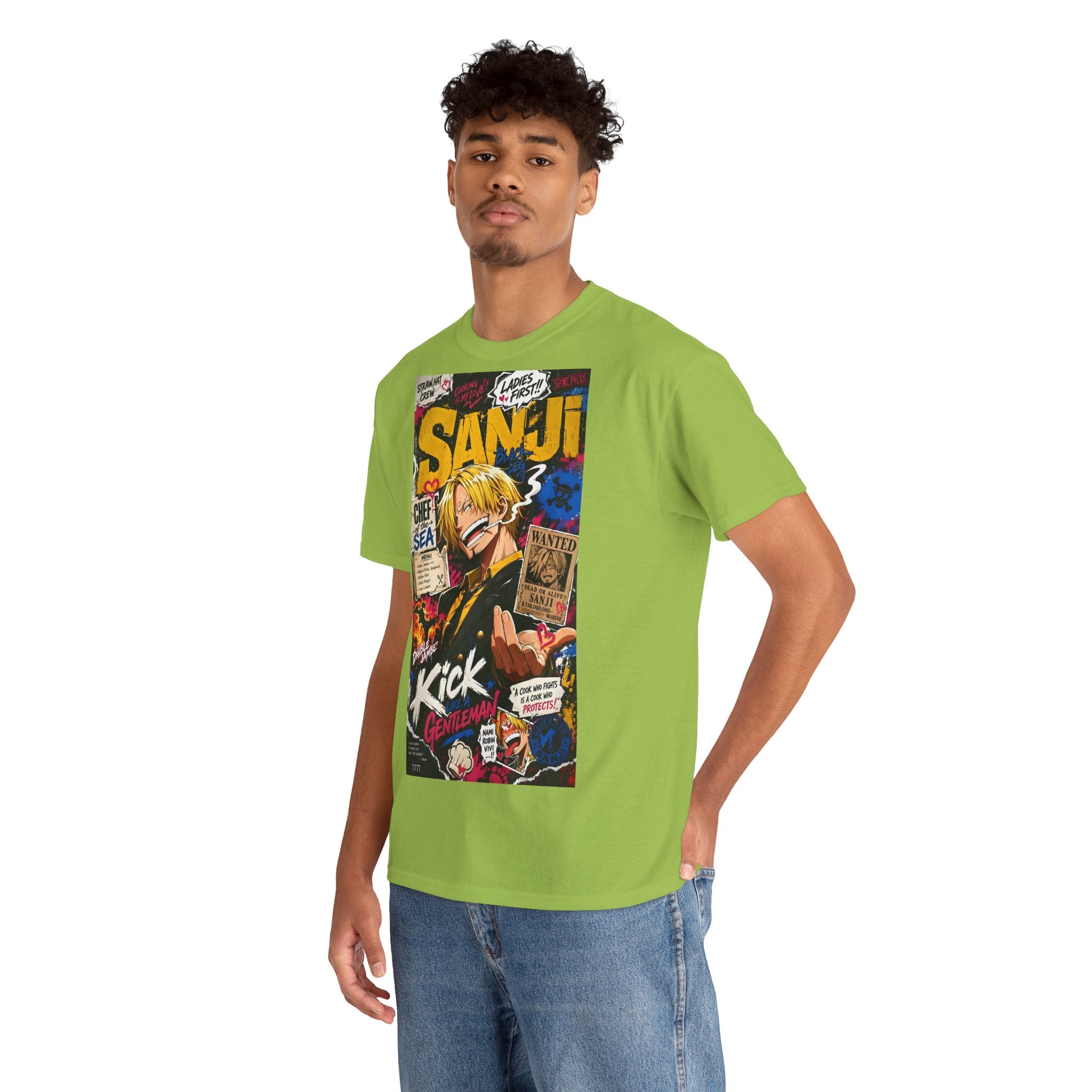 Anime T-Shirt "Vinsmoke Sanji Streetwear" PlusVibe (Έως 5XL)