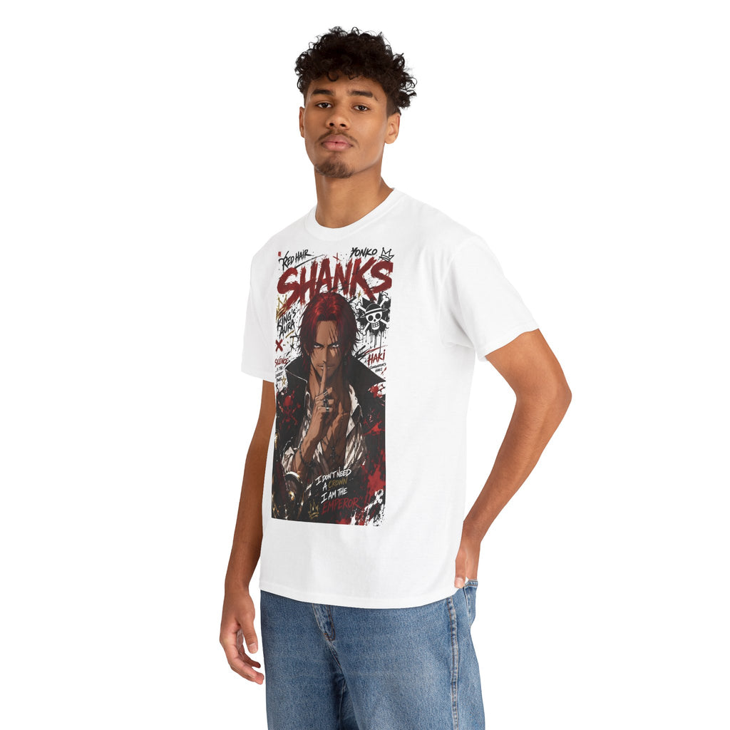 Anime T-Shirt "Red-Haired Shanks Streetwear" PlusVibe (Έως 5XL)