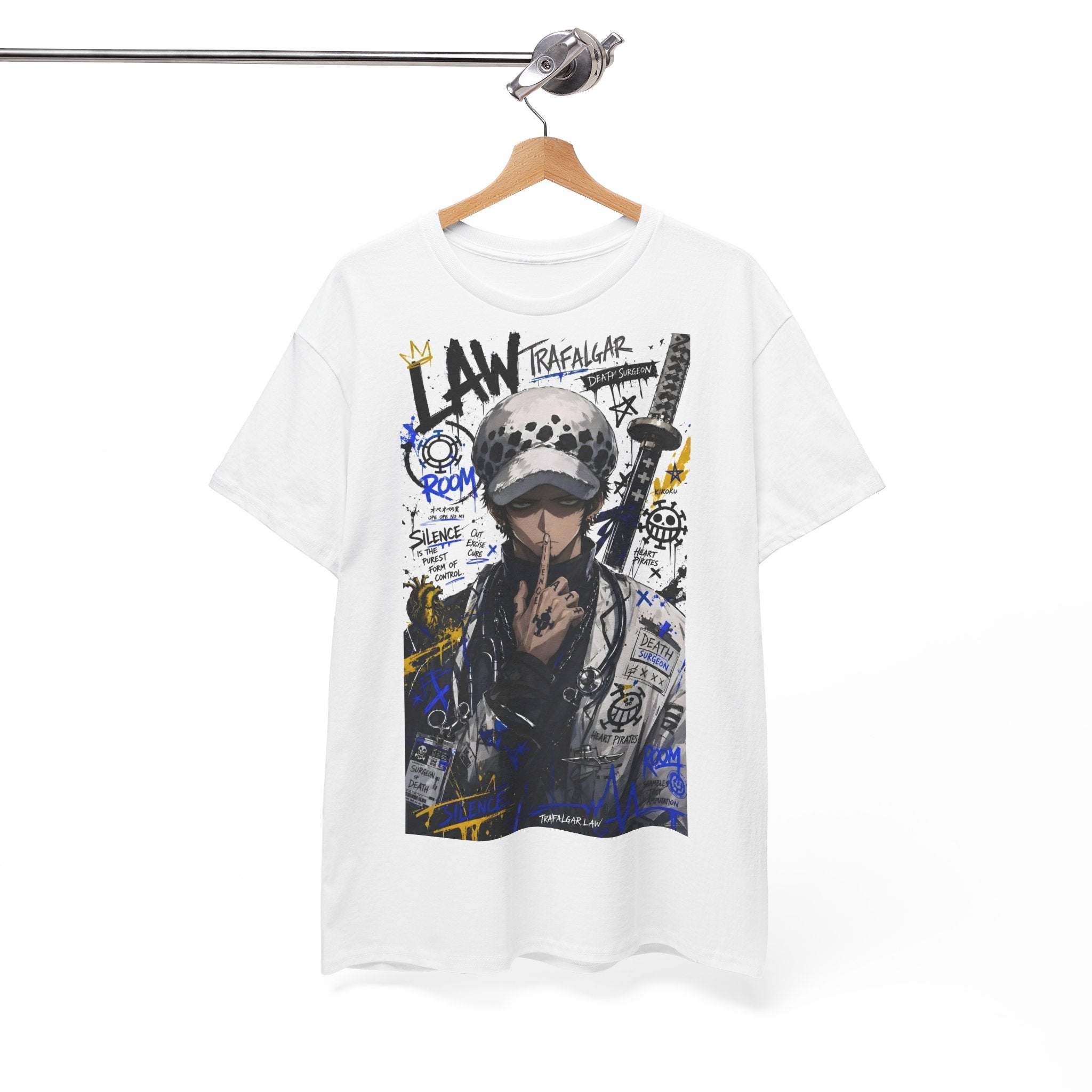 Anime T-Shirt "Trafalgar Law Streetwear" PlusVibe (Έως 5XL)