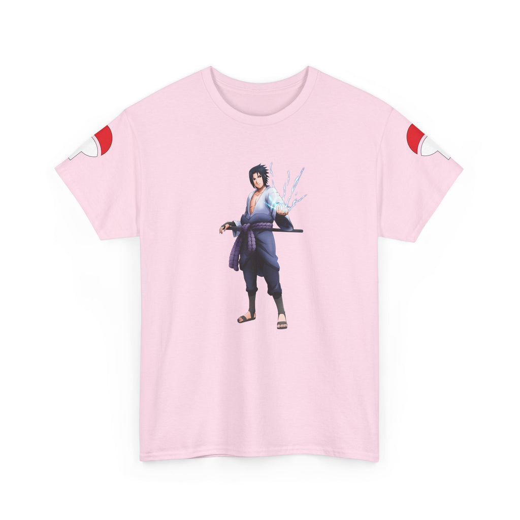 Graphic Anime Μπλούζα Sasuke – Premium Uchiha Clan Logo Tee