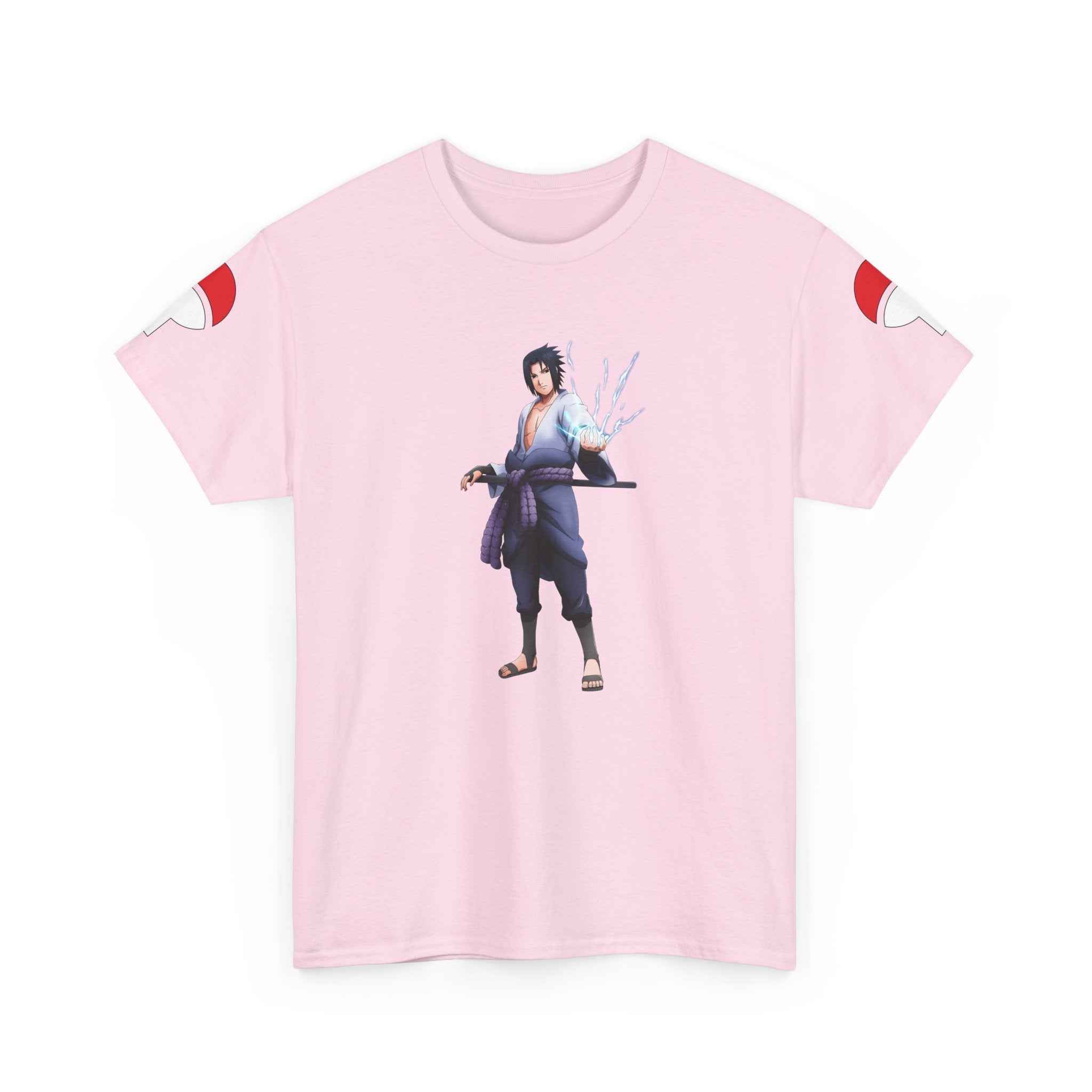 Graphic Anime Μπλούζα Sasuke – Premium Uchiha Clan Logo Tee