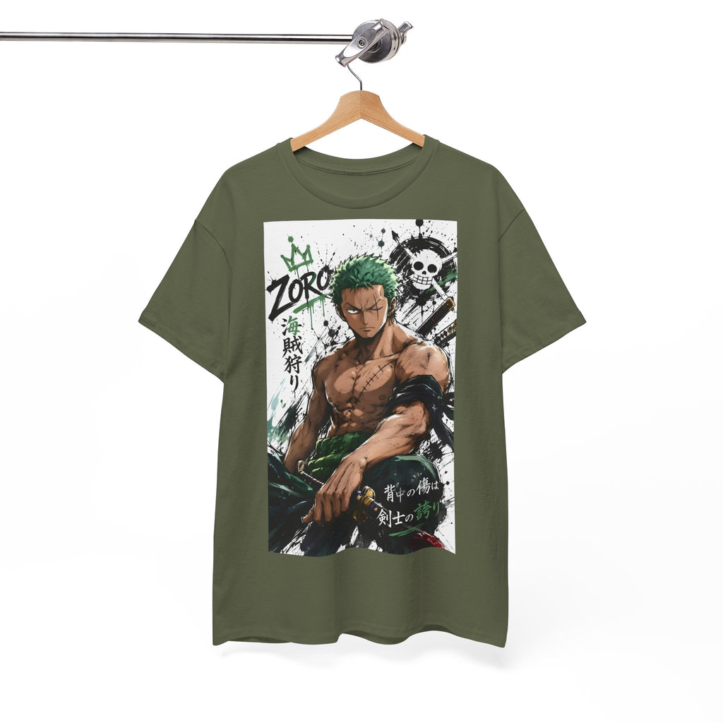 Anime T-Shirt "Roronoa Zoro Streetwear" PlusVibe (Έως 5XL)