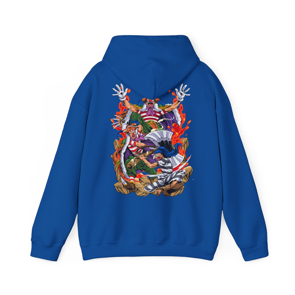 Oversized Anime Φούτερ "Buggy The Yonko" PlusVibe (Έως 5XL)