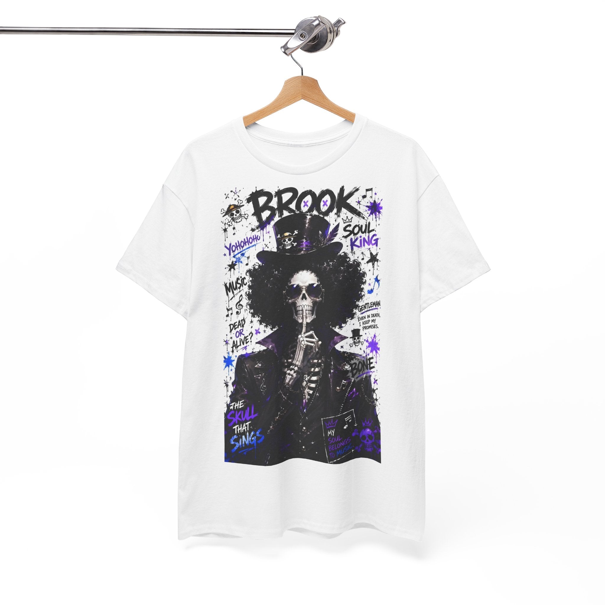 Anime T-Shirt "Soul King Brook Streetwear" PlusVibe (Έως 5XL)