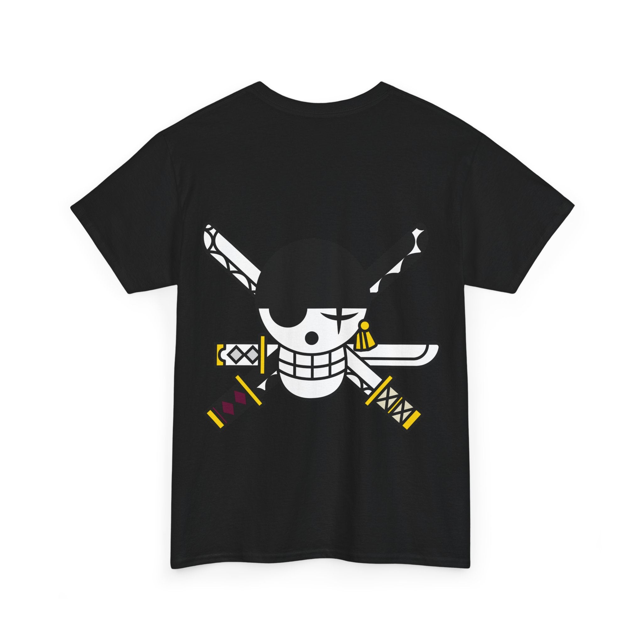 Anime T-Shirt "Zoro Jolly Roger" Backprint PlusVibe (Έως 5XL)