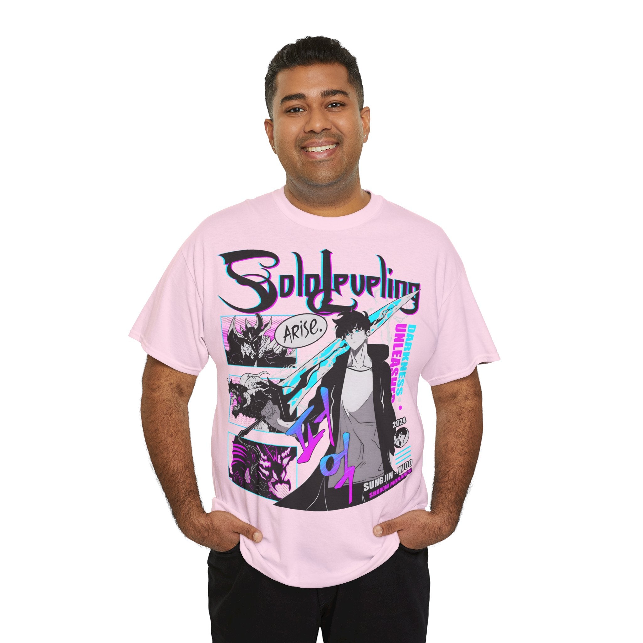 T-Shirt "Sung Jin-Woo Shadow Monarch" PlusVibe (Έως 5XL)