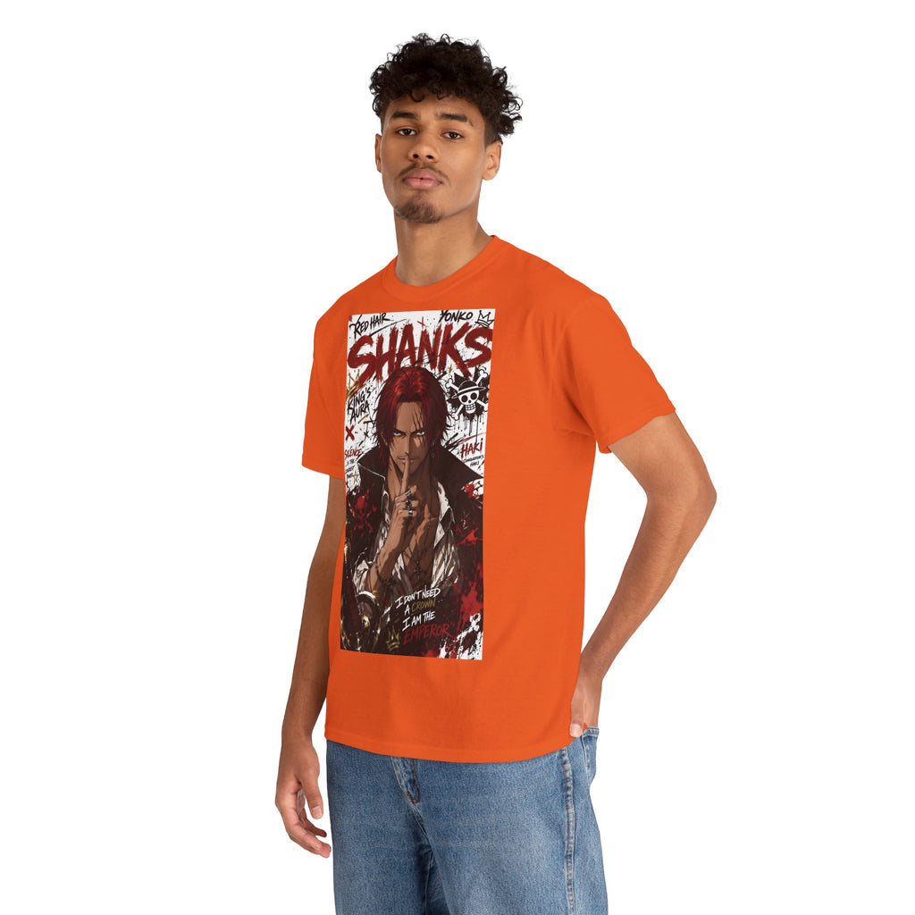 Anime T-Shirt "Red-Haired Shanks Streetwear" PlusVibe (Έως 5XL)