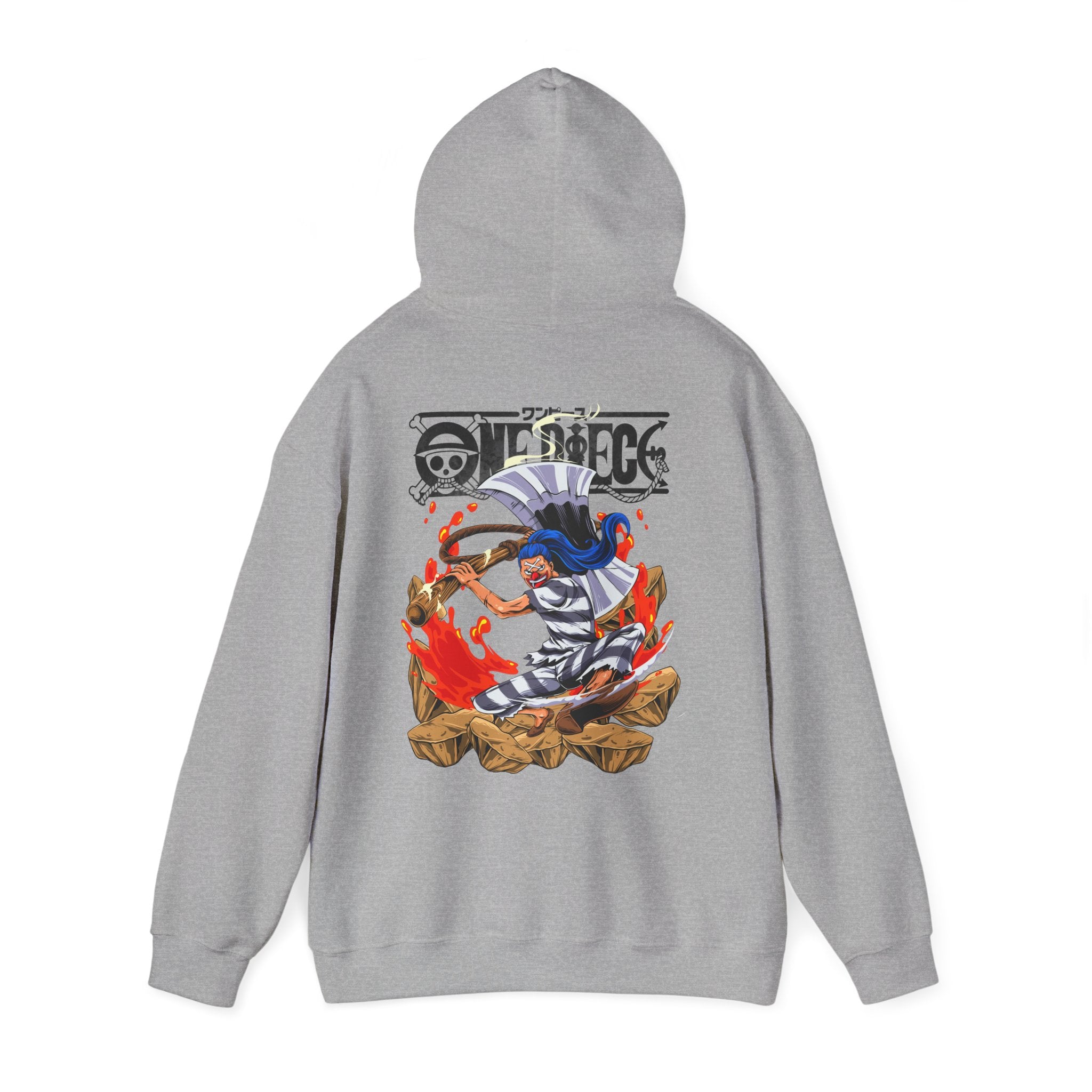 Oversized Anime Φούτερ "Buggy Flashy Yonko" PlusVibe (Έως 5XL)