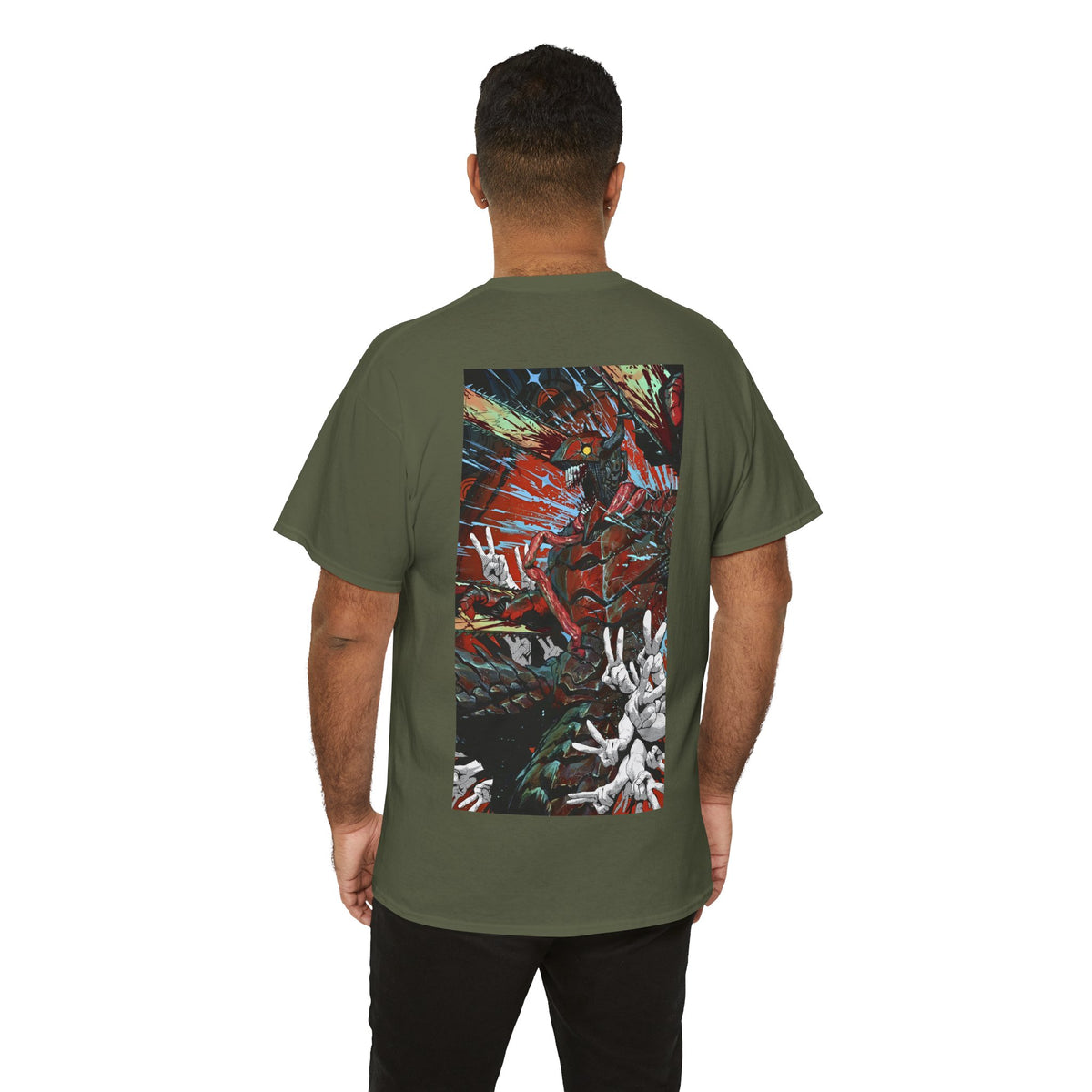 Anime T-Shirt "Denji Demon Final Form" PlusVibe (Έως 5XL)