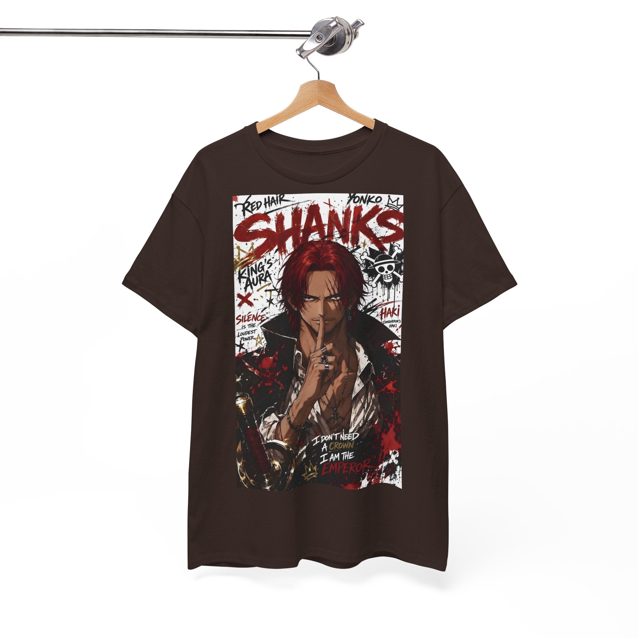 Anime T-Shirt "Red-Haired Shanks Streetwear" PlusVibe (Έως 5XL)