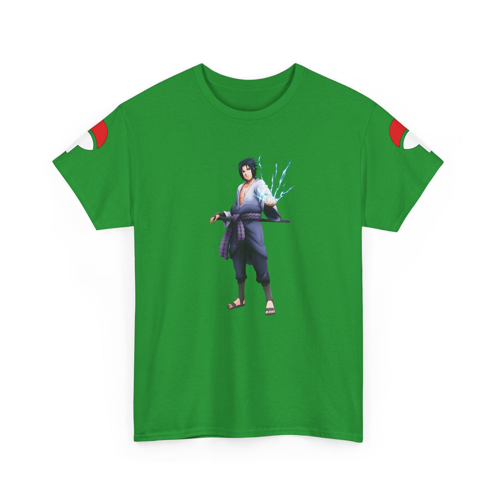 Graphic Anime Μπλούζα Sasuke – Premium Uchiha Clan Logo Tee