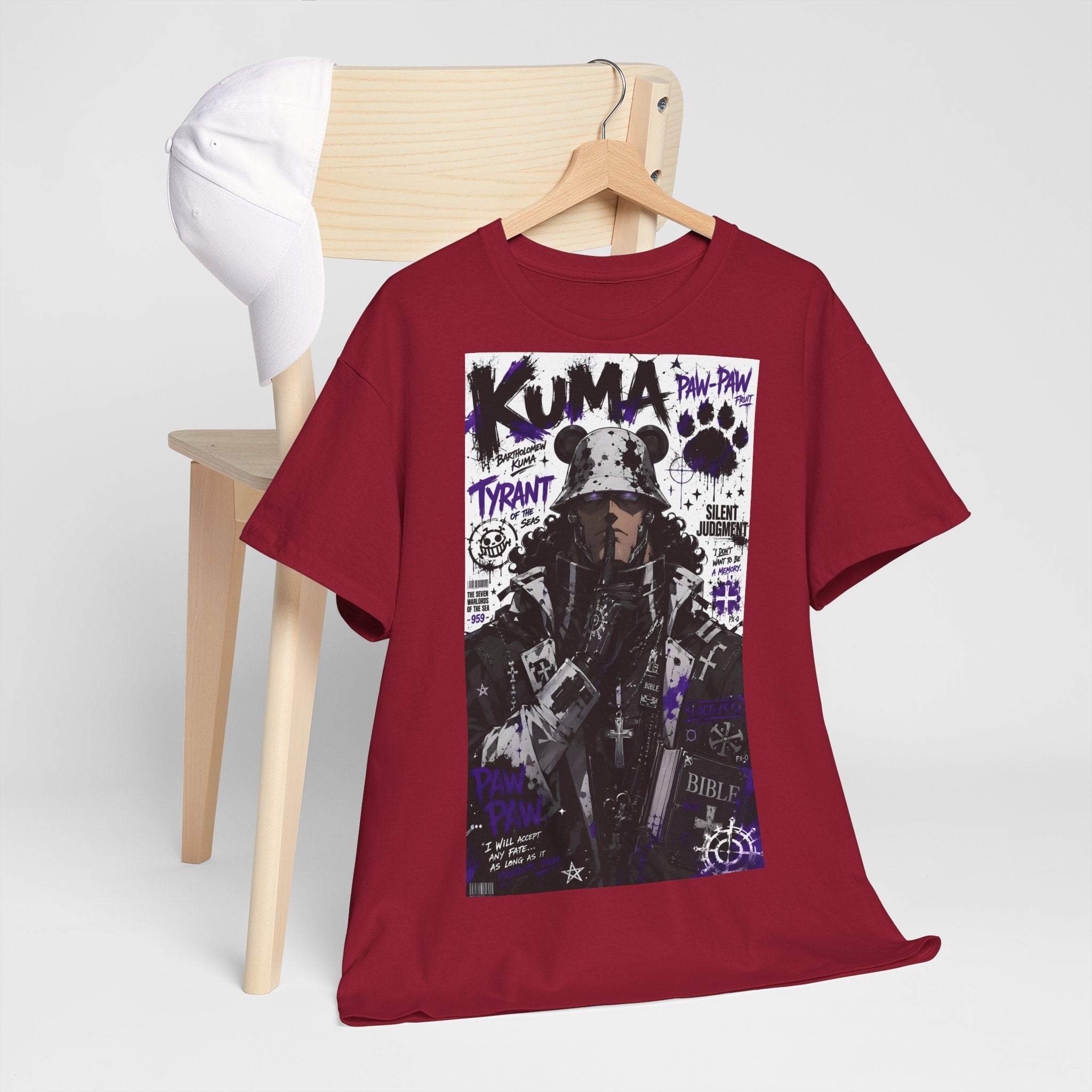 Anime T-Shirt "Bartholomew Kuma Streetwear" PlusVibe (Έως 5XL)