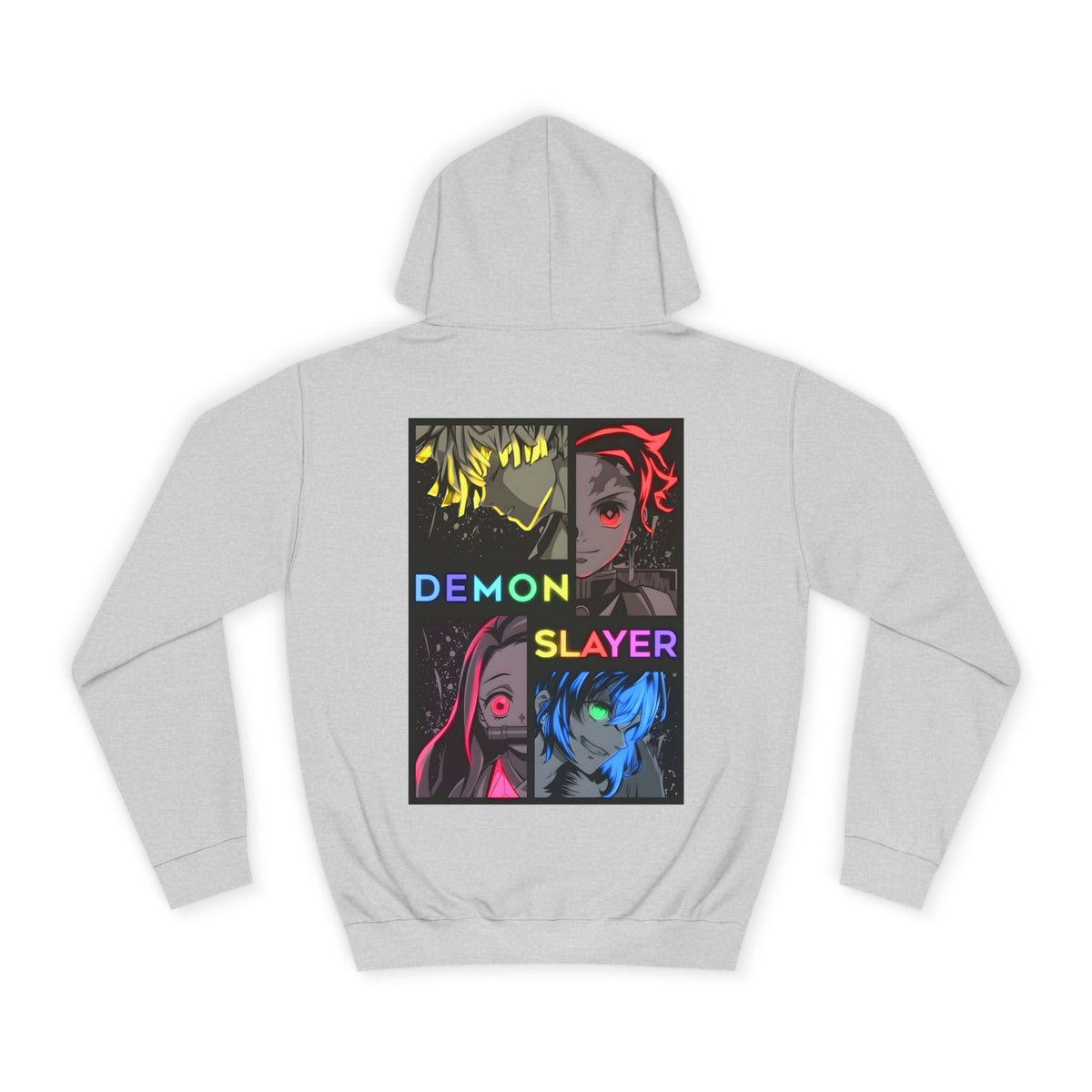 Anime Hoodie "Demon Slayer Neon Quadrant" PlusVibe (Έως 5XL)