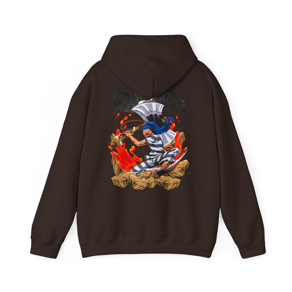 Oversized Anime Φούτερ "Buggy Flashy Yonko" PlusVibe (Έως 5XL)