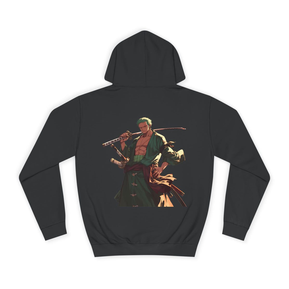 Anime Hoodie "Roronoa Zoro Outline" PlusVibe (Έως 5XL)
