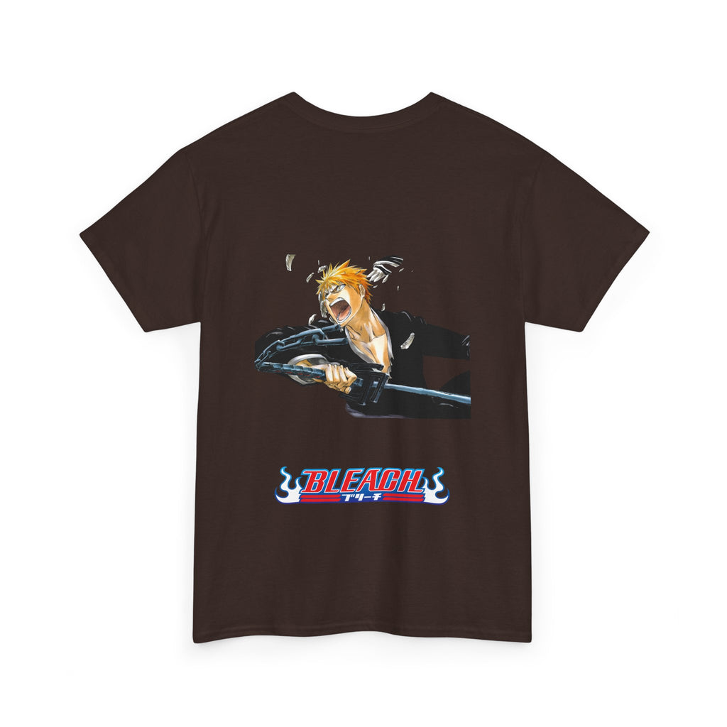 Graphic Anime Μπλούζα Bleach Retro Logo – Vintage Back Print