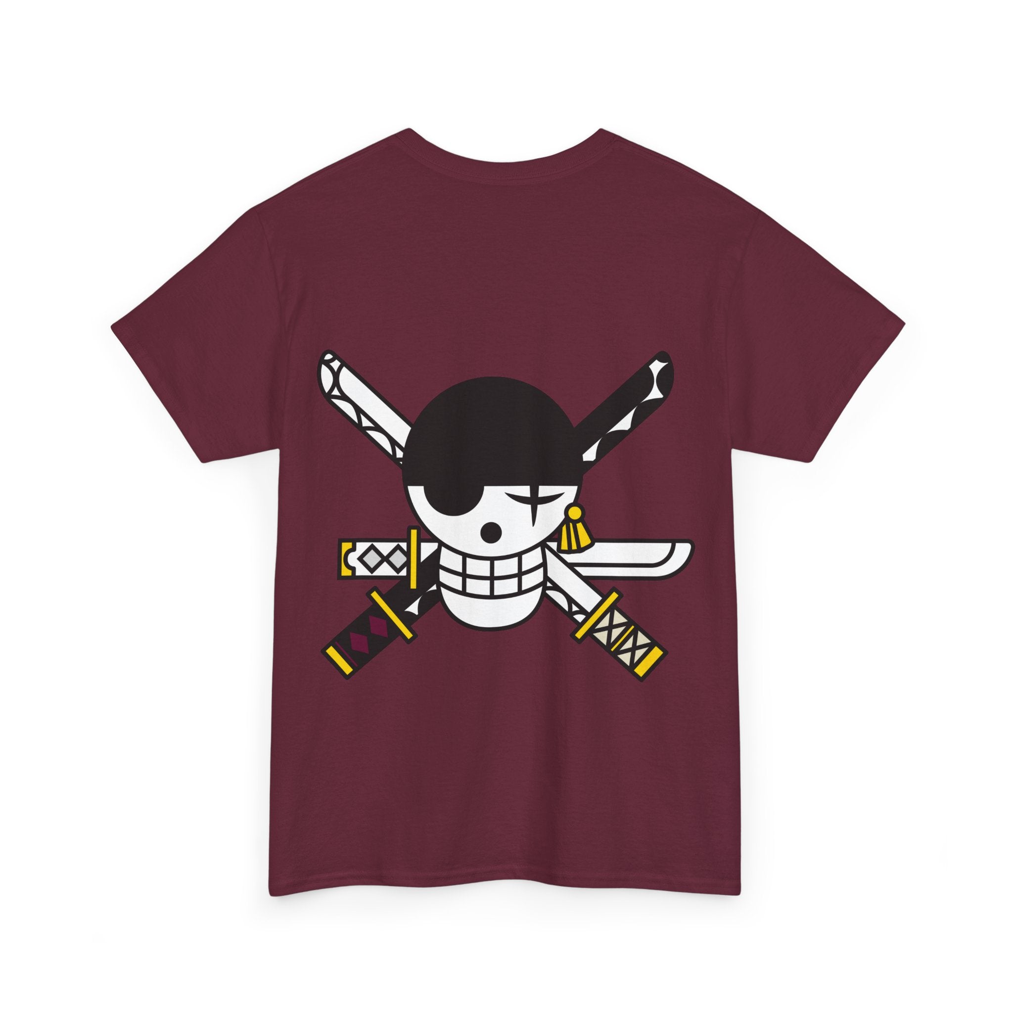 Anime T-Shirt "Zoro Jolly Roger" Backprint PlusVibe (Έως 5XL)