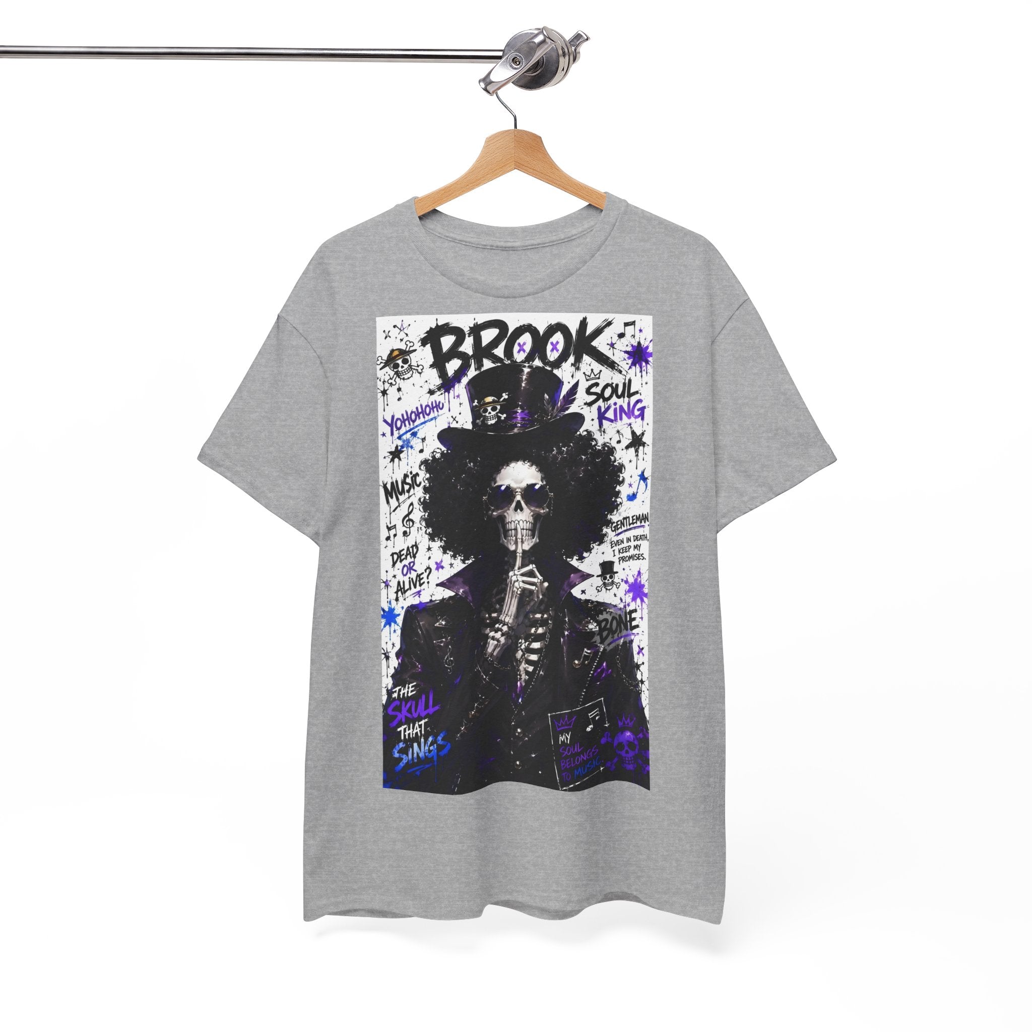 Anime T-Shirt "Soul King Brook Streetwear" PlusVibe (Έως 5XL)