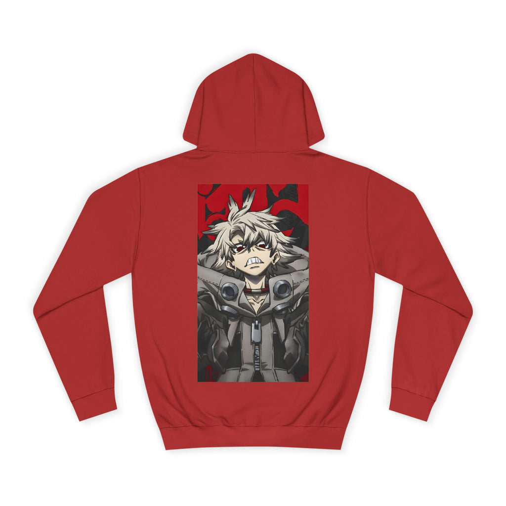 Anime Hoodie "Rudo Crimson Rage" PlusVibe (Έως 5XL)