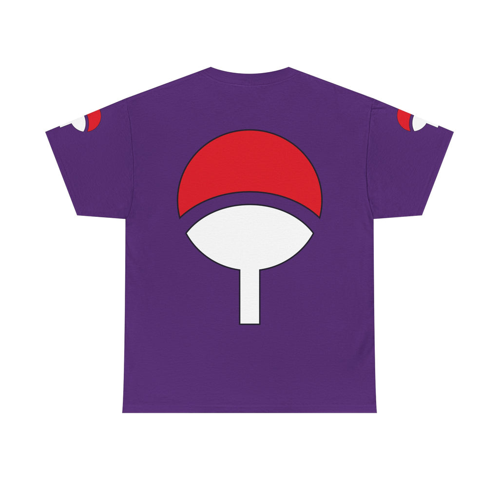 Graphic Anime Μπλούζα Sasuke – Premium Uchiha Clan Logo Tee