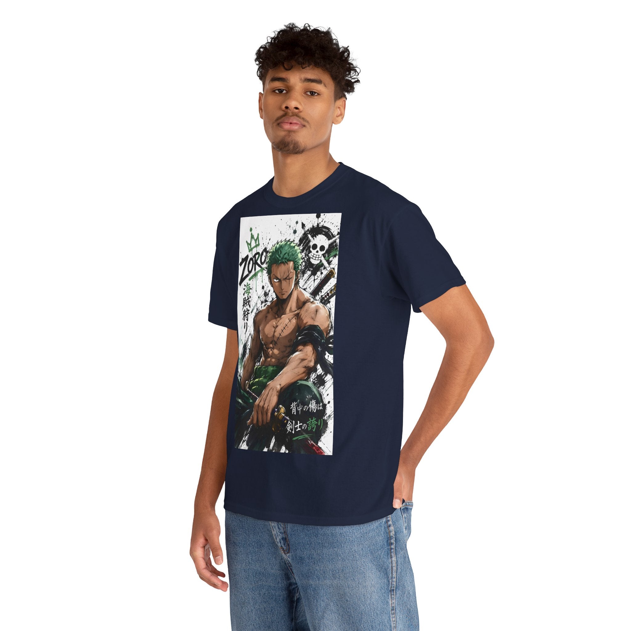 Anime T-Shirt "Roronoa Zoro Streetwear" PlusVibe (Έως 5XL)