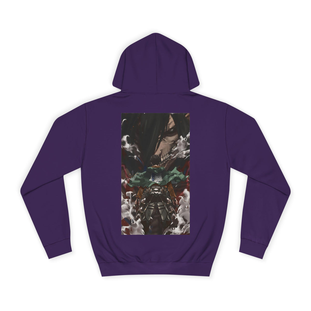 Anime Hoodie "Eren Jaeger Titan Dualism" PlusVibe (Έως 5XL)