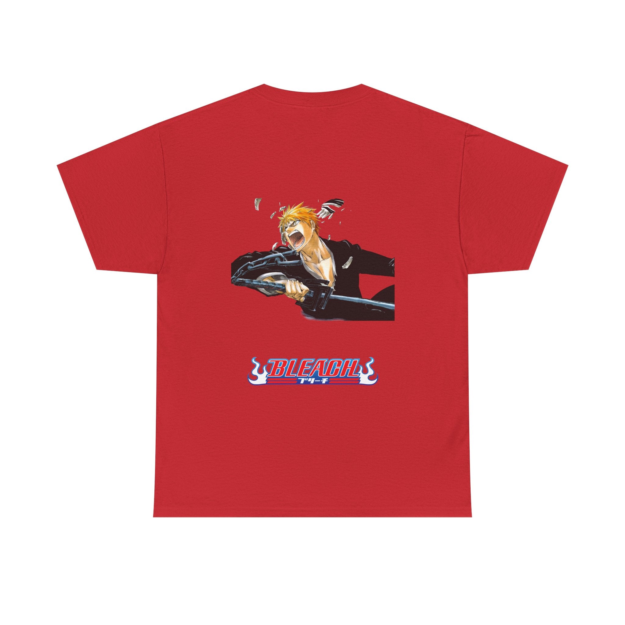 Graphic Anime Μπλούζα Bleach Retro Logo – Vintage Back Print