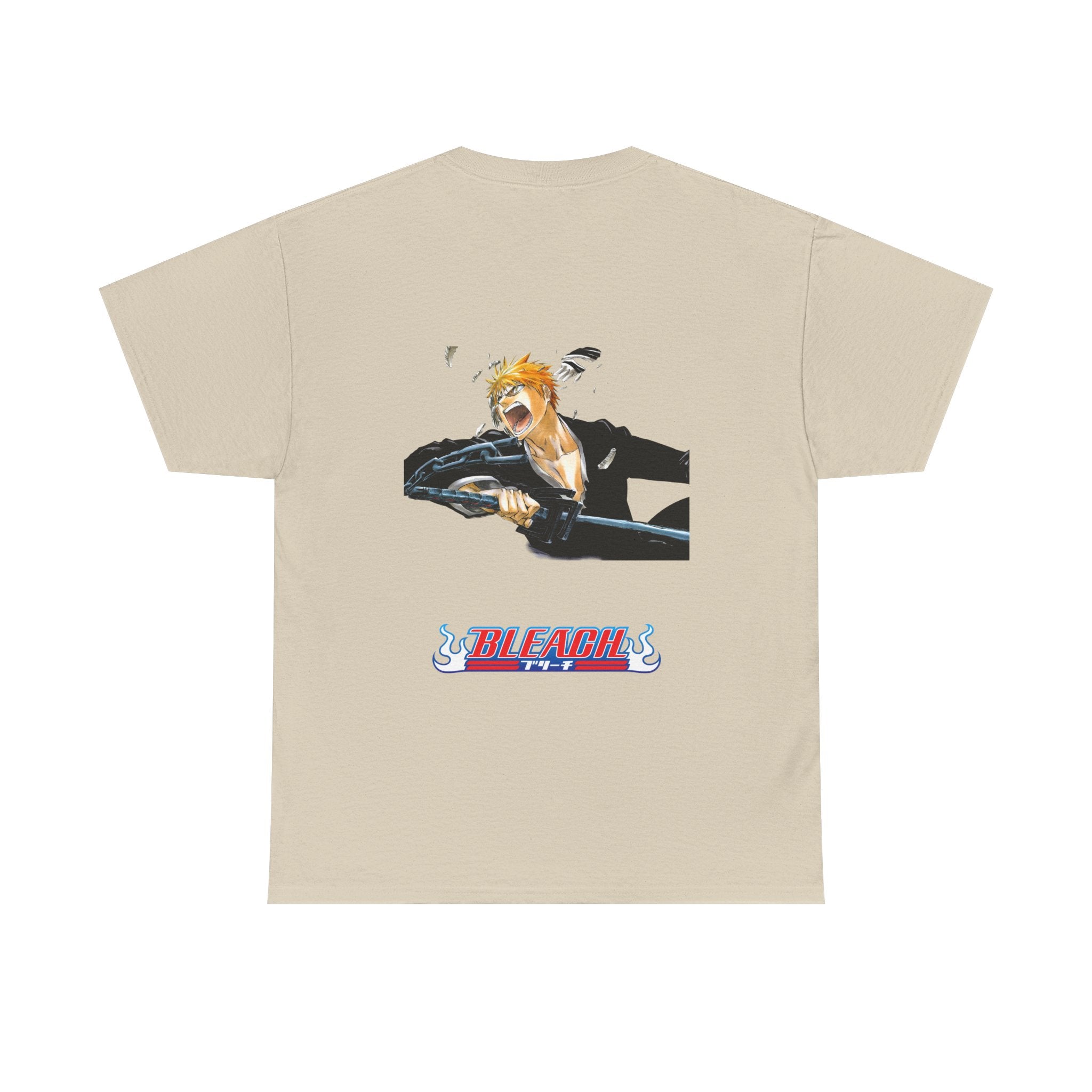 Graphic Anime Μπλούζα Bleach Retro Logo – Vintage Back Print