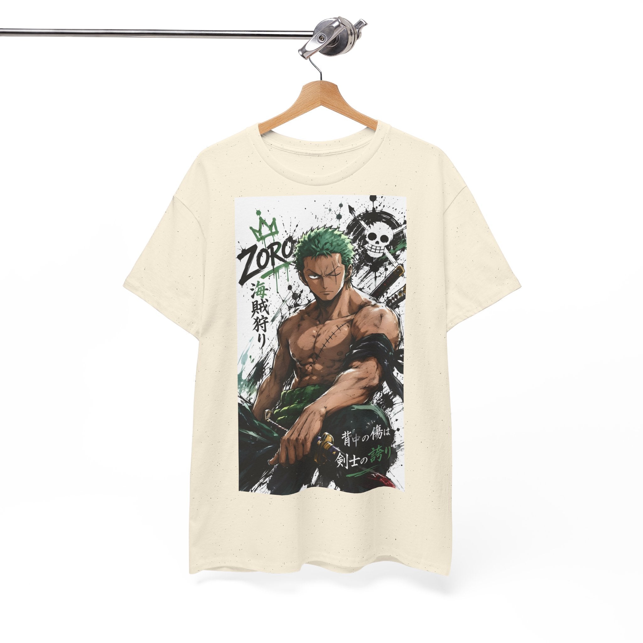 Anime T-Shirt "Roronoa Zoro Streetwear" PlusVibe (Έως 5XL)