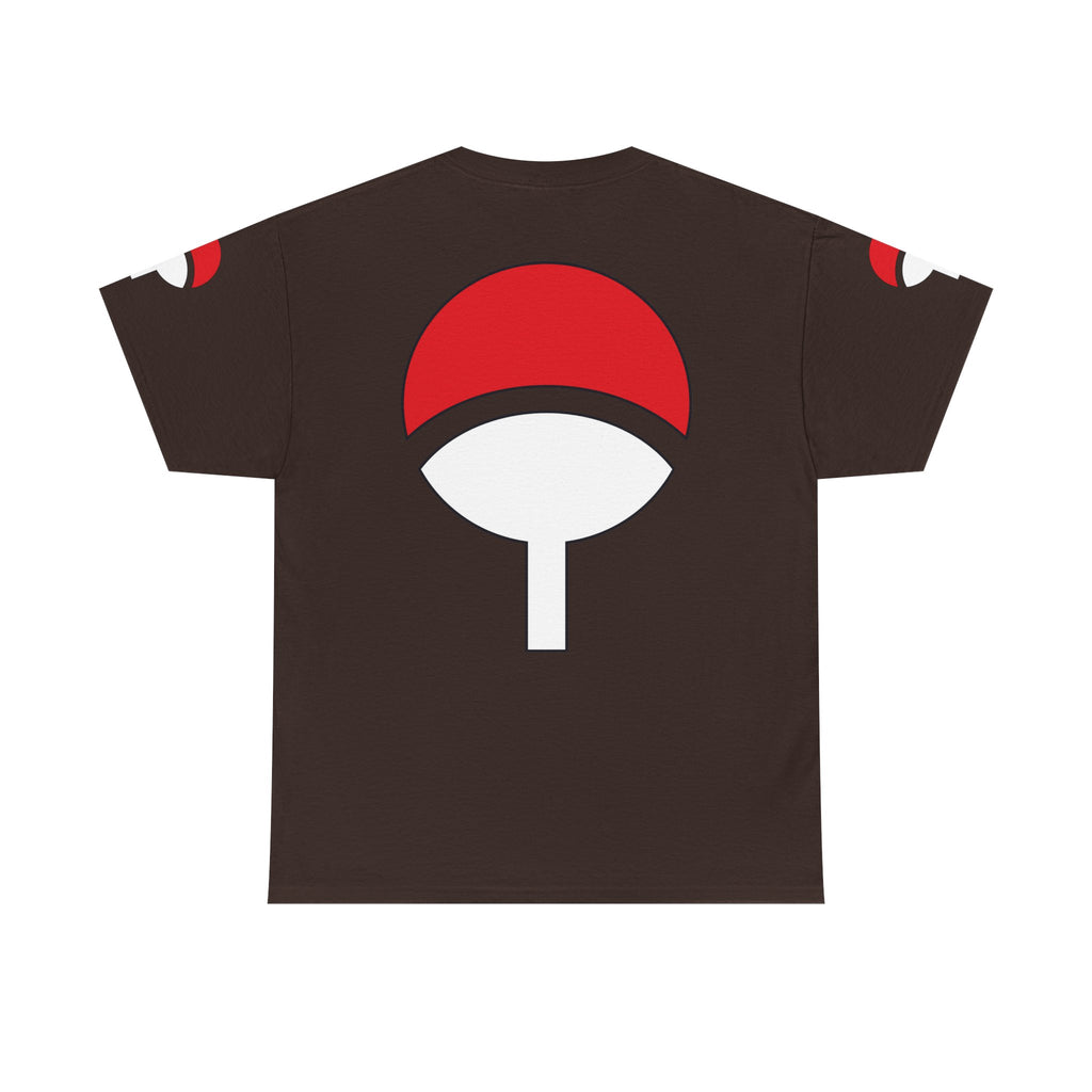 Graphic Anime Μπλούζα Sasuke – Premium Uchiha Clan Logo Tee