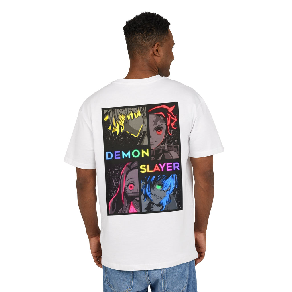 Ultra Heavy 300g T-Shirt "Demon Slayer Neon Quadrant" PlusVibe (Έως 5XL)