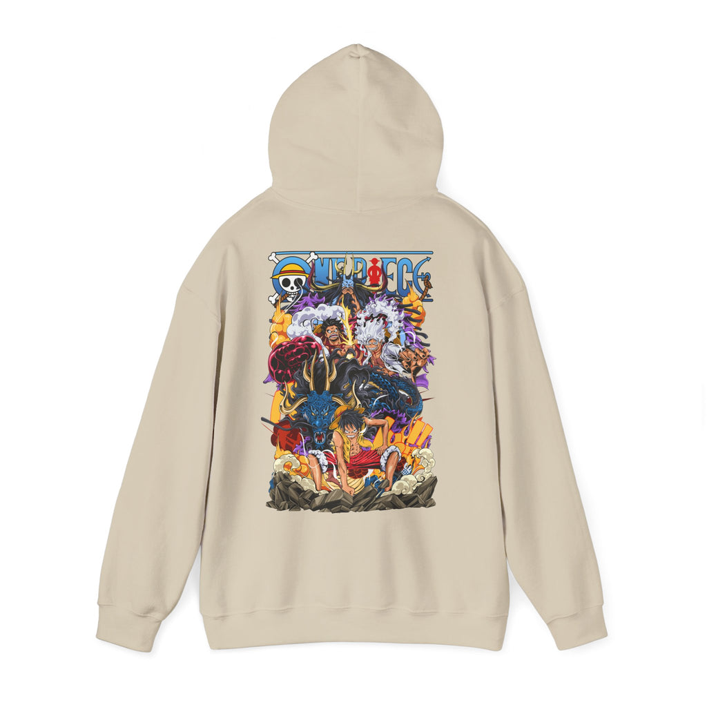 Oversized Φούτερ Luffy Gears Evolution – Unisex Comfort Fit