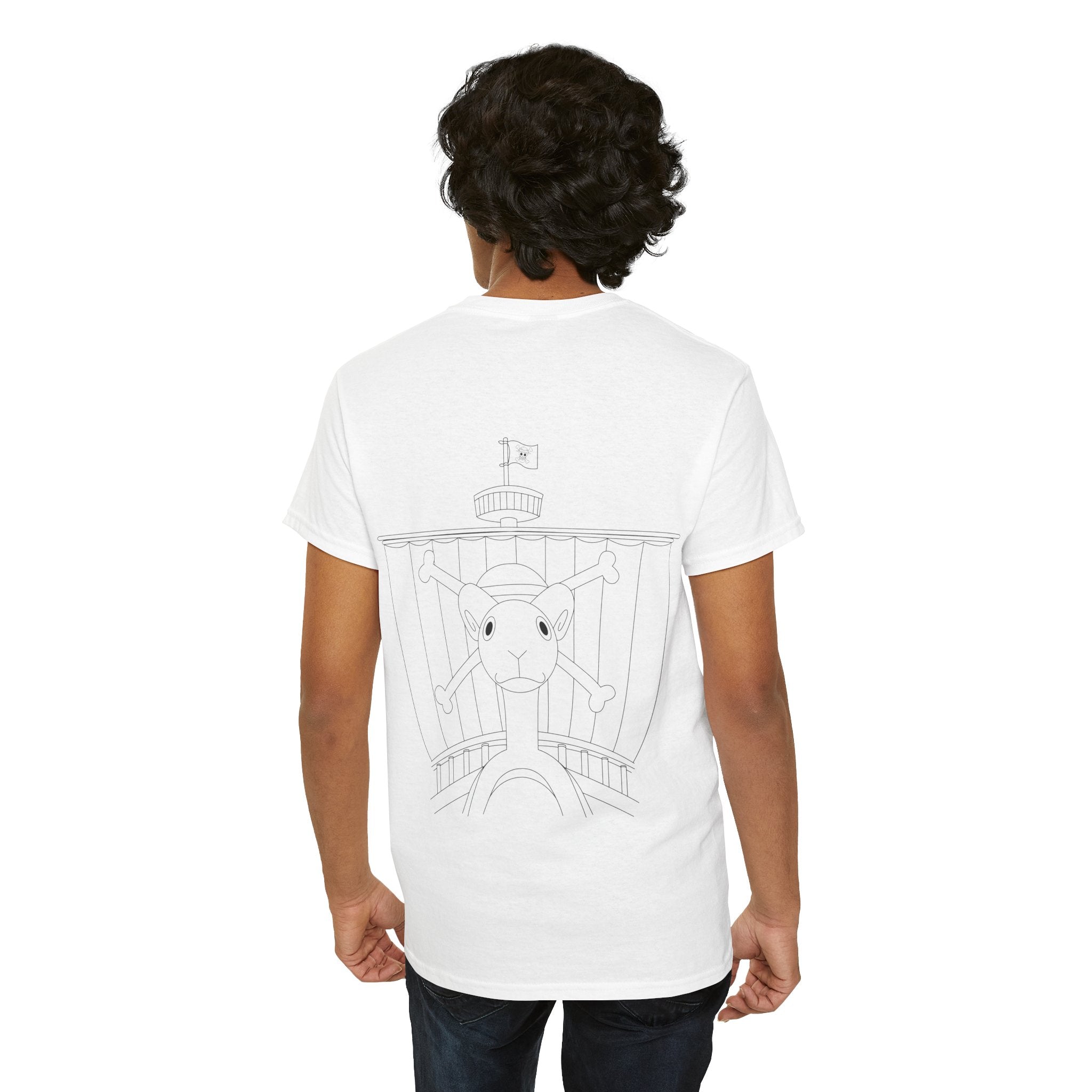 Anime T-Shirt "Going Merry Outline" PlusVibe (Έως 5XL)