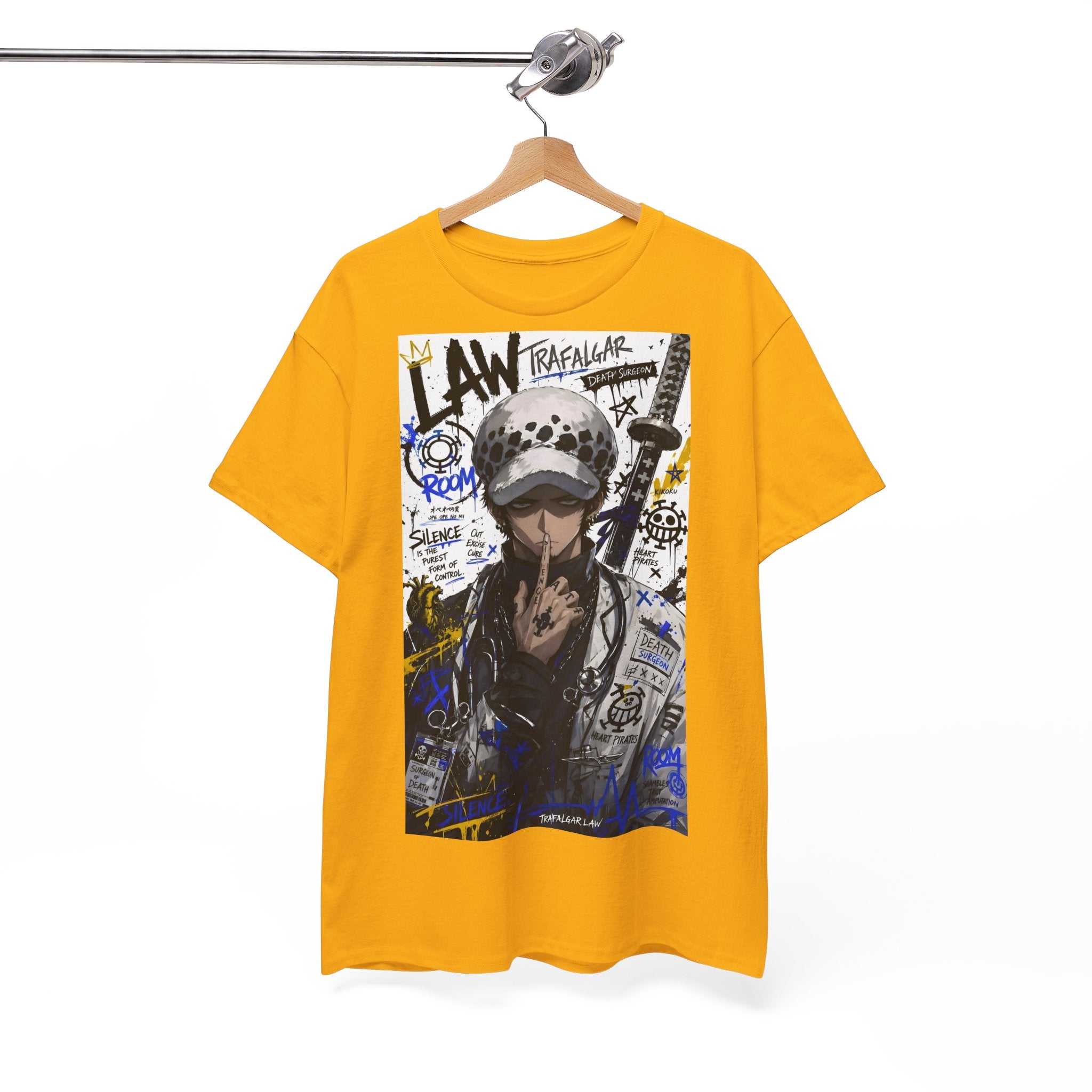 Anime T-Shirt "Trafalgar Law Streetwear" PlusVibe (Έως 5XL)