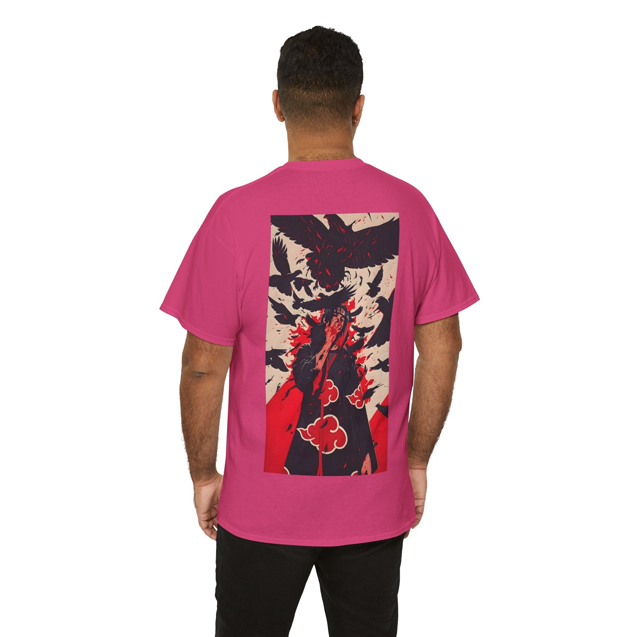 Anime T-Shirt "Itachi Uchiha Crow Illusion" PlusVibe (Έως 5XL)