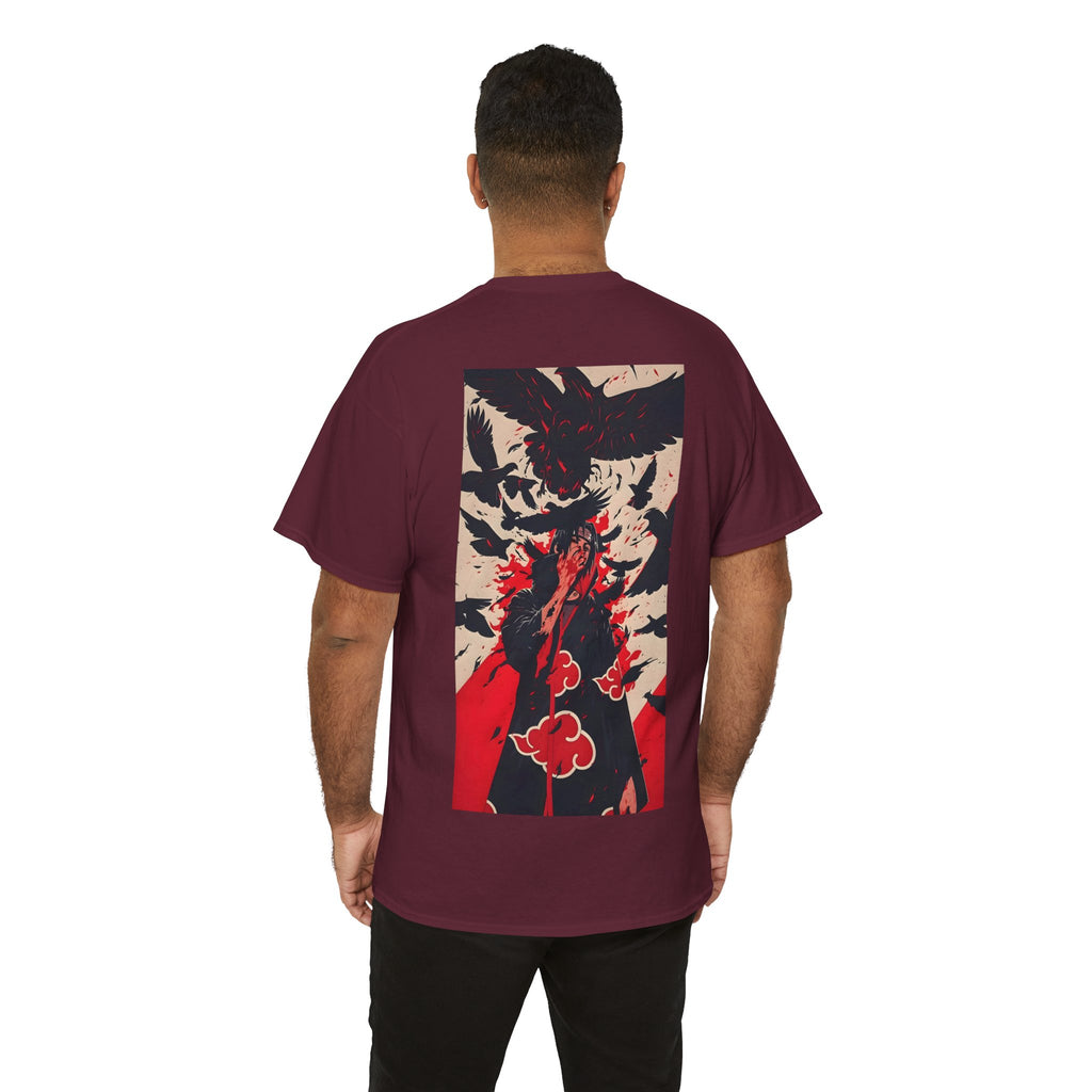 Anime T-Shirt "Itachi Uchiha Crow Illusion" PlusVibe (Έως 5XL)