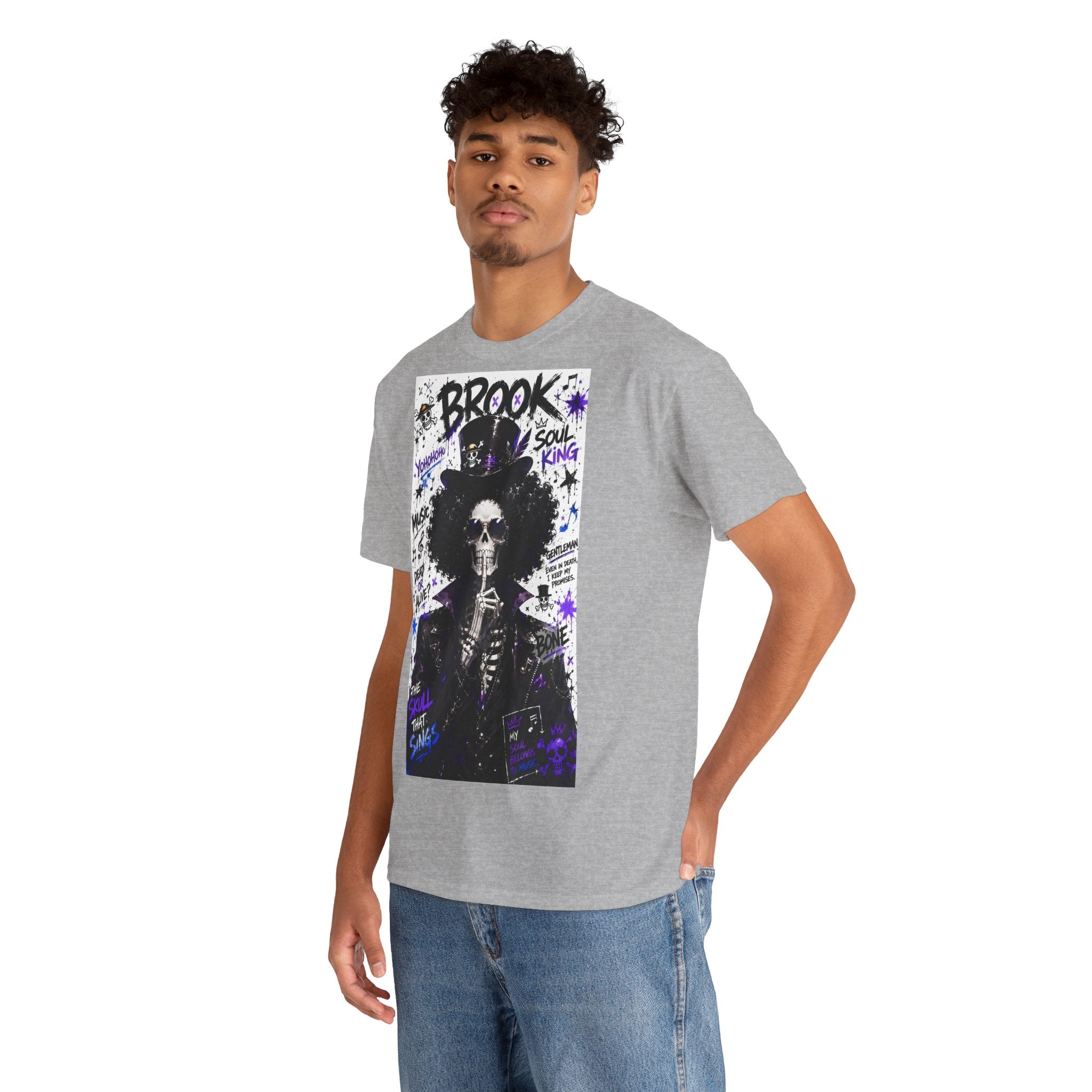 Anime T-Shirt "Soul King Brook Streetwear" PlusVibe (Έως 5XL)