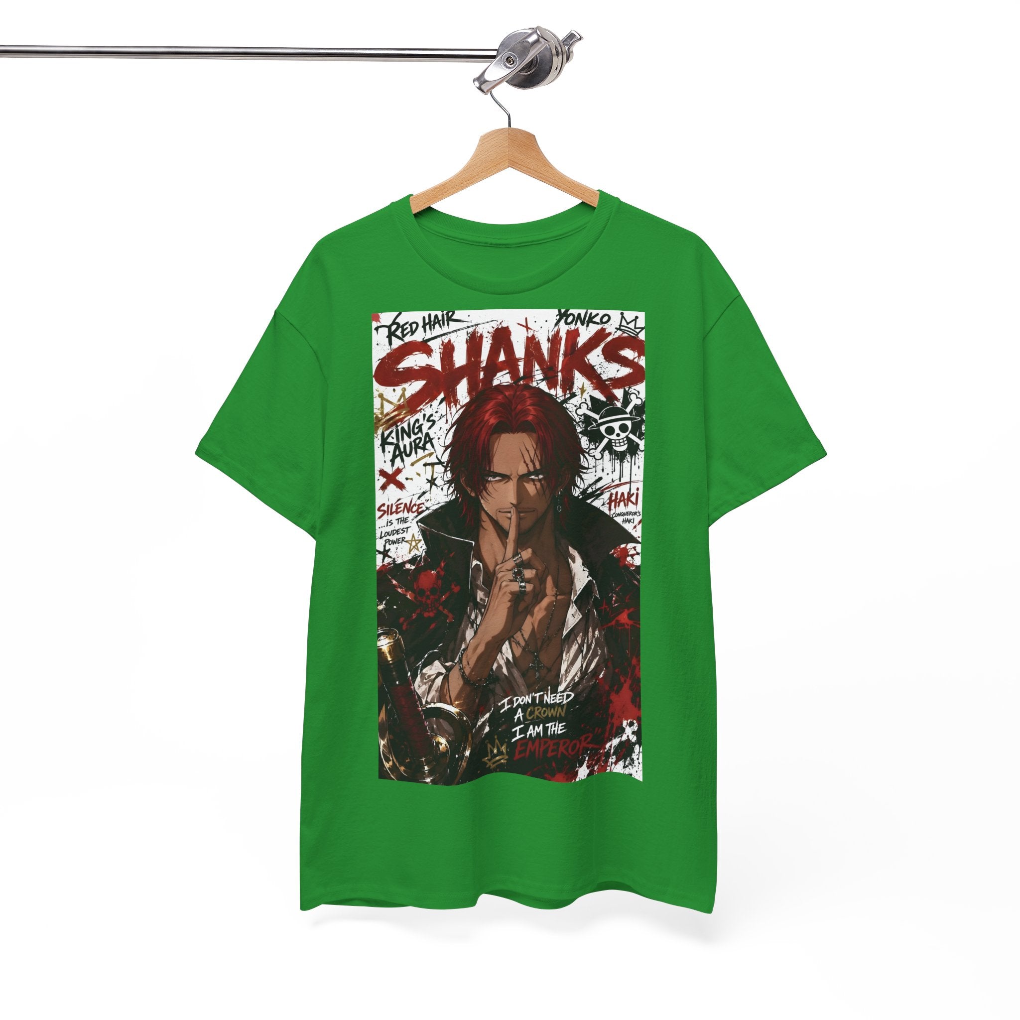 Anime T-Shirt "Red-Haired Shanks Streetwear" PlusVibe (Έως 5XL)