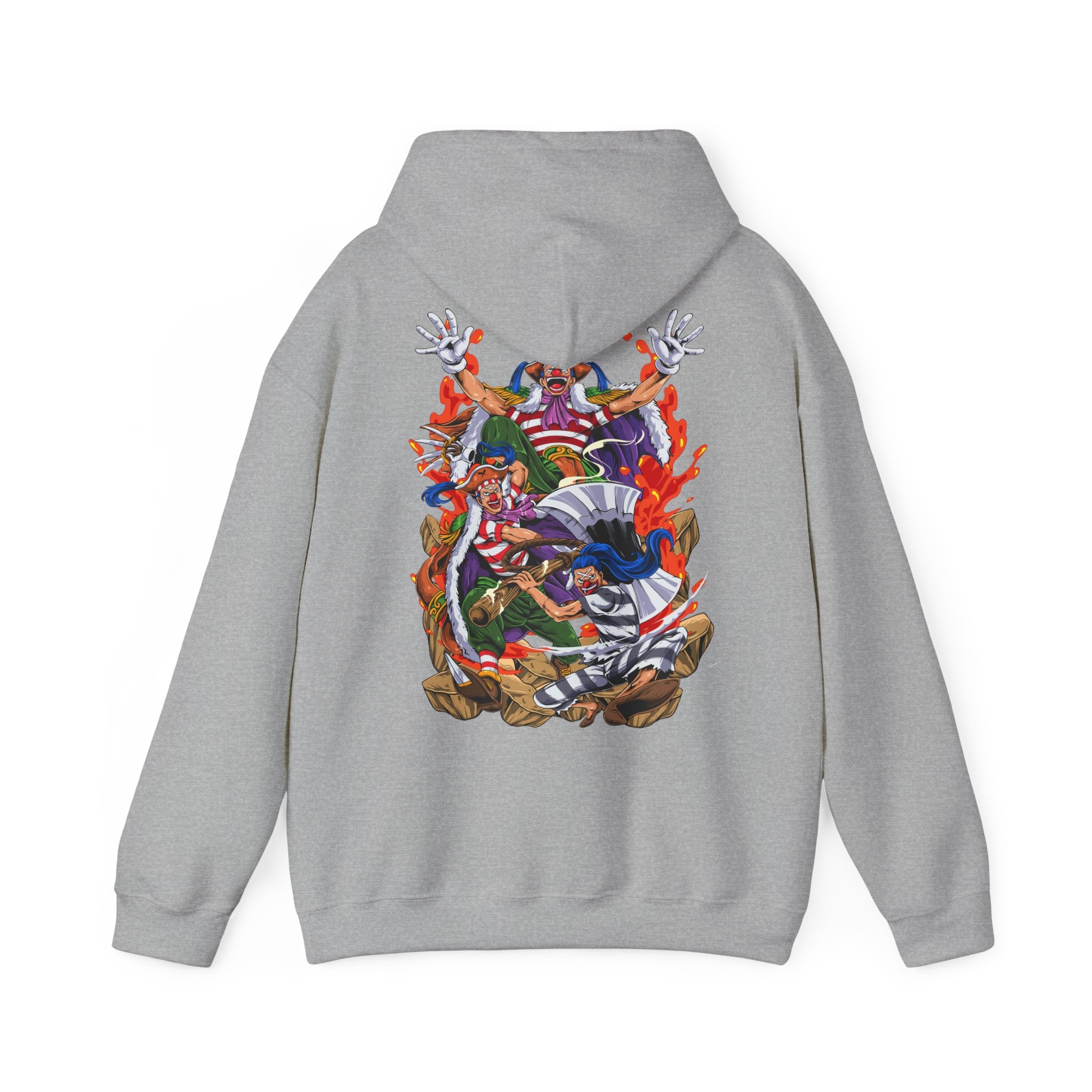 Oversized Anime Φούτερ "Buggy The Yonko" PlusVibe (Έως 5XL)