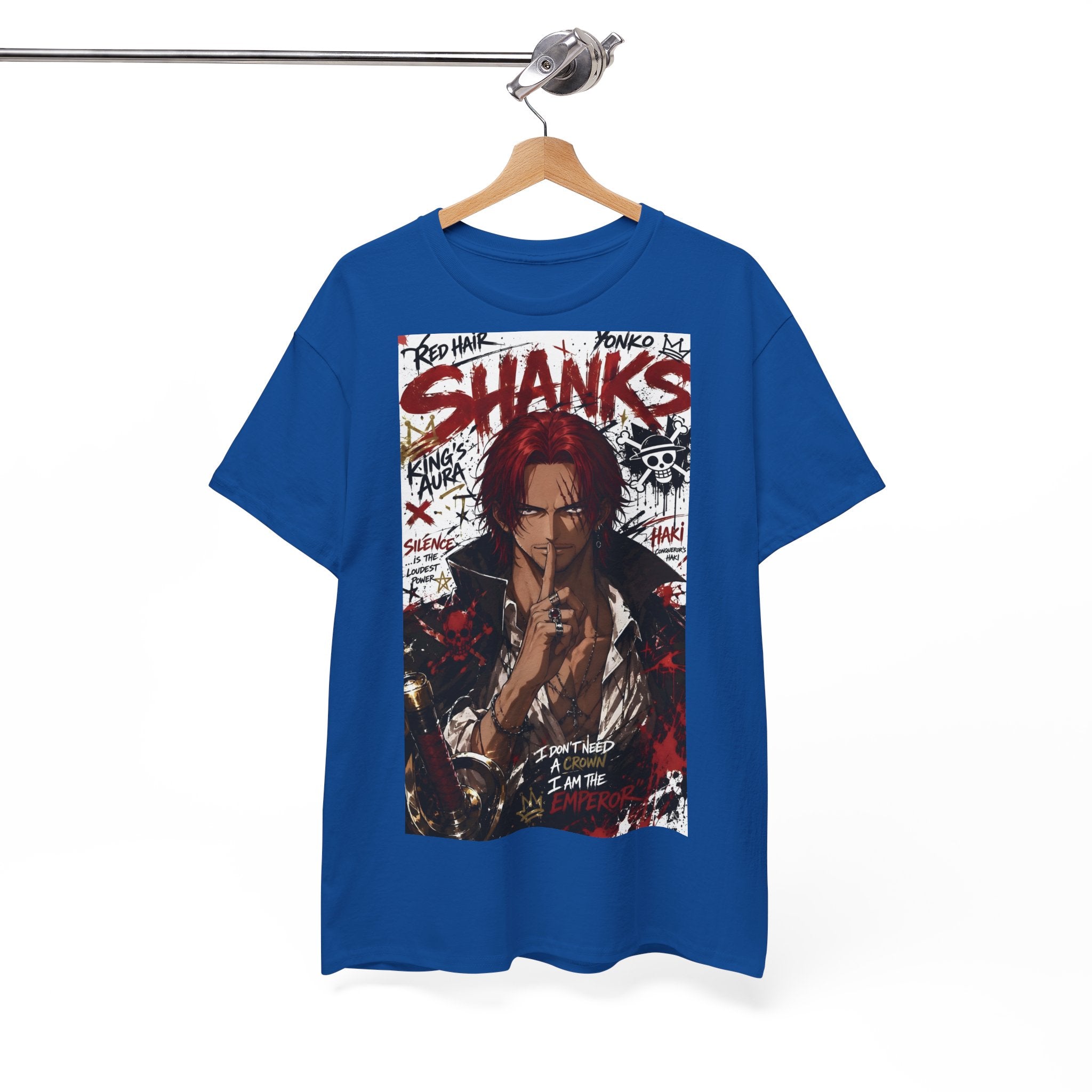 Anime T-Shirt "Red-Haired Shanks Streetwear" PlusVibe (Έως 5XL)