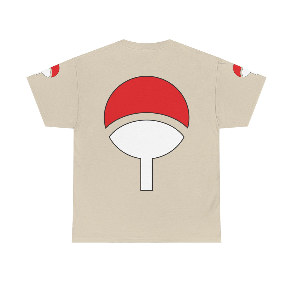 Graphic Anime Μπλούζα Sasuke – Premium Uchiha Clan Logo Tee